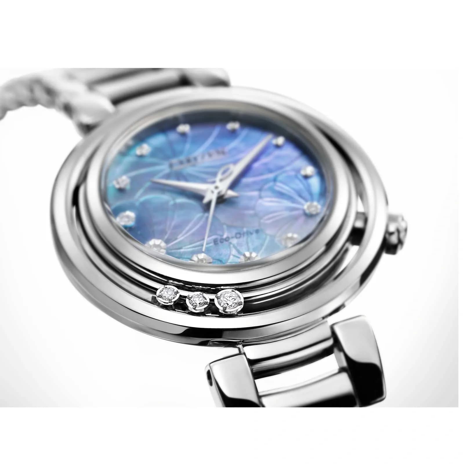 Citizen L Arcly Eco-Drive damklocka stål/blå - EM1110-81N 5