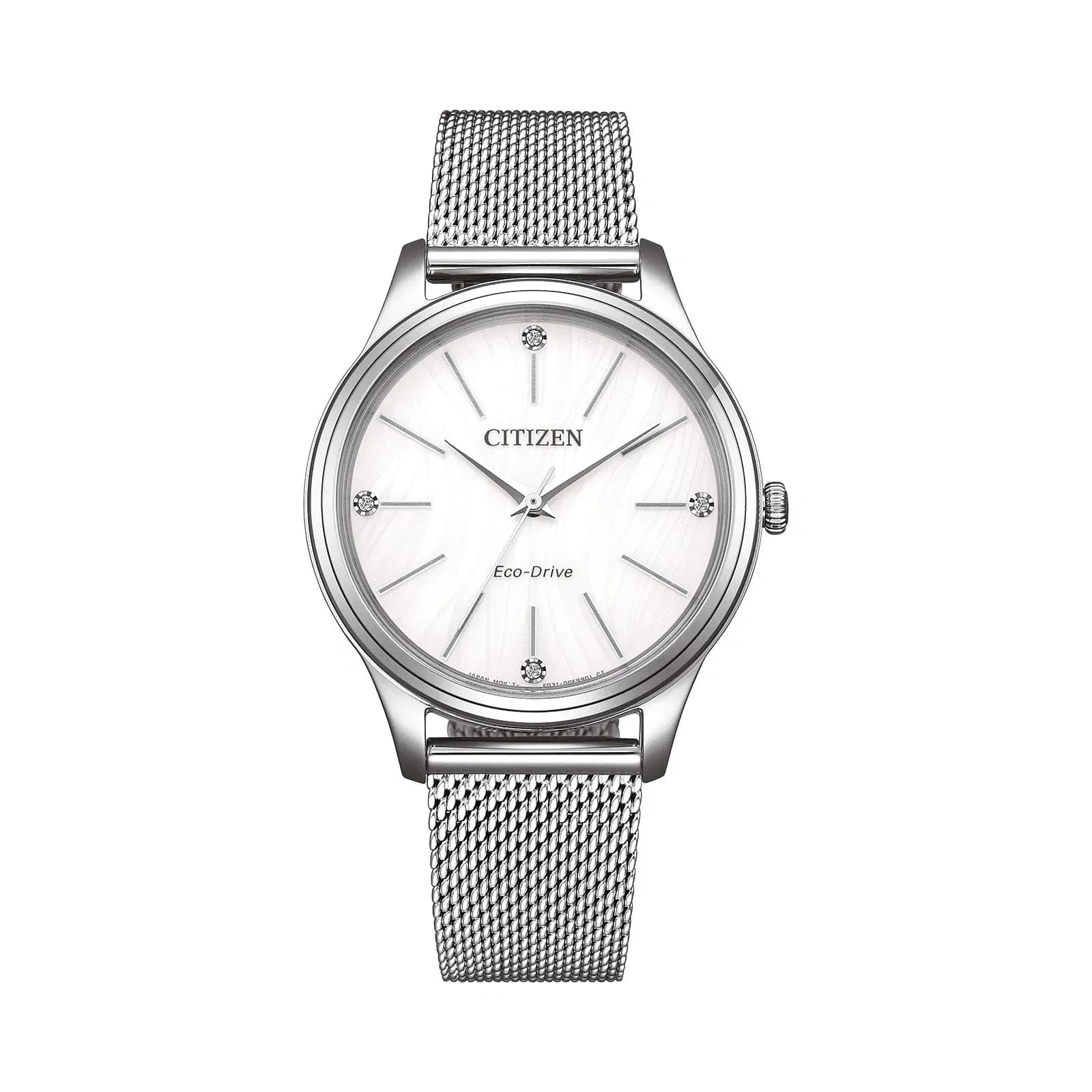 Citizen Eco-Drive Silver/Silver, Stållänk - EM1220-82A