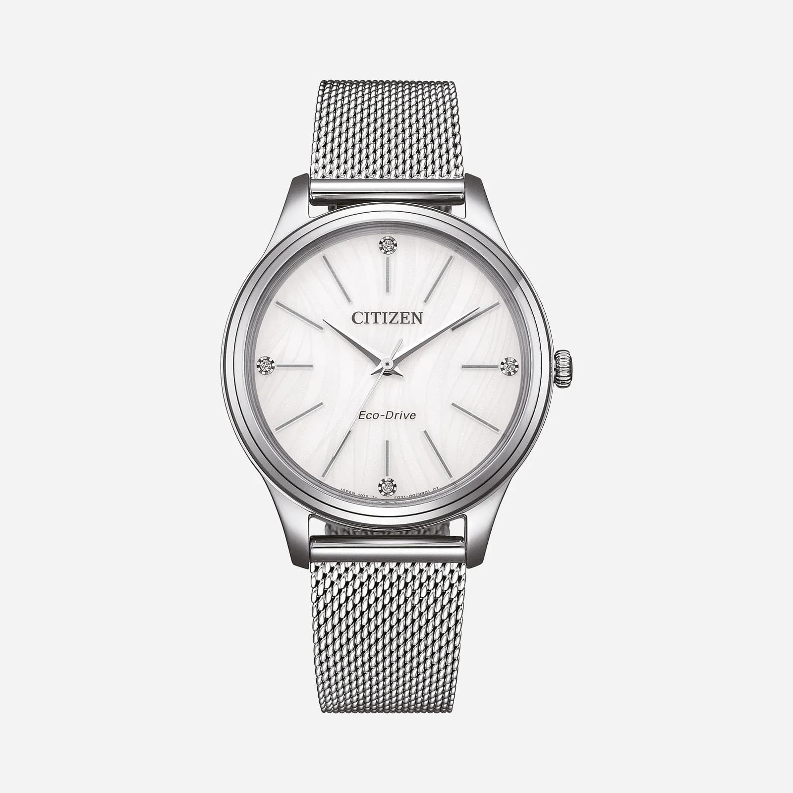Citizen Eco-Drive Silver/Silver, Stållänk - EM1220-82A