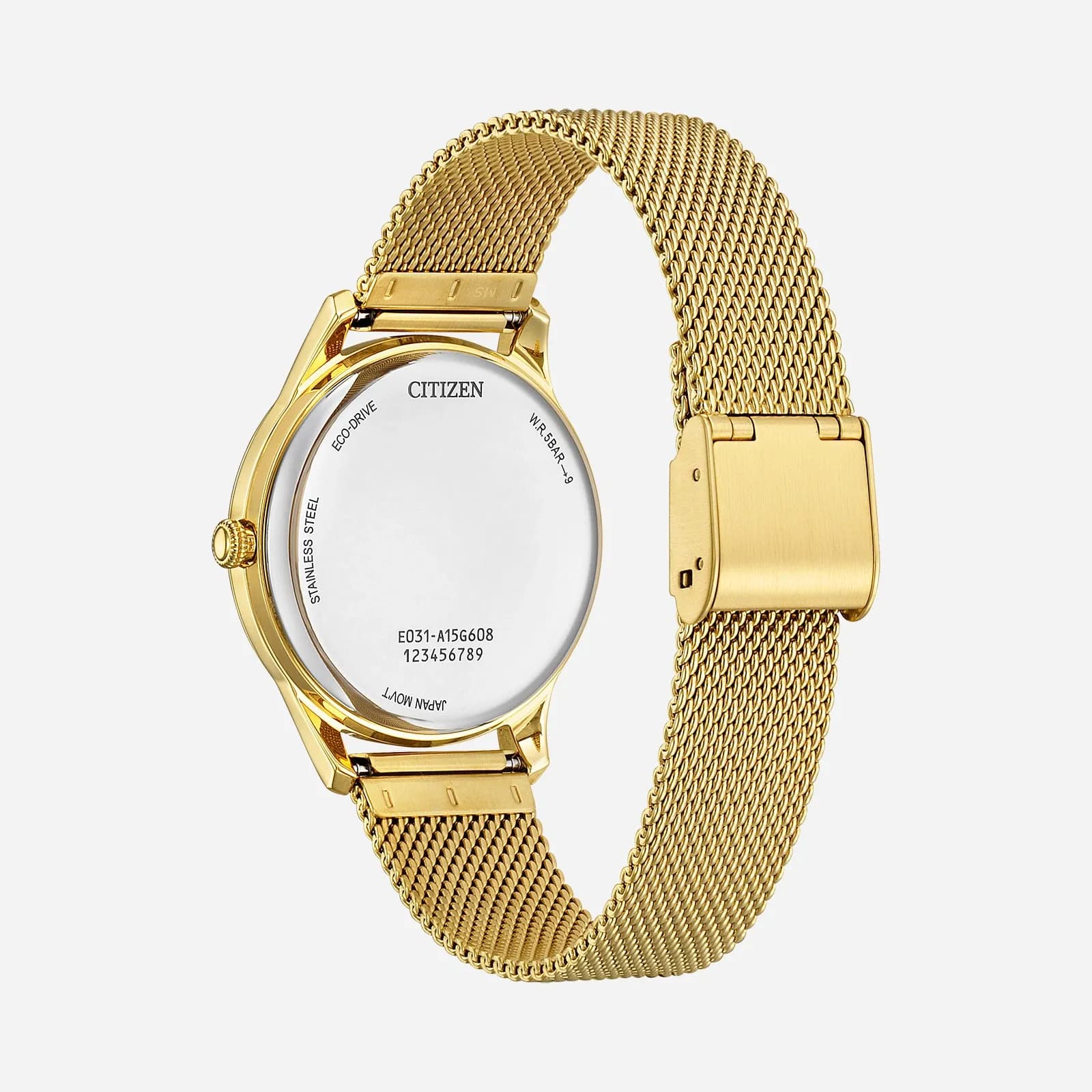 Citizen Eco-Drive Silver/Guld, Stållänk - EM1222-87A 2