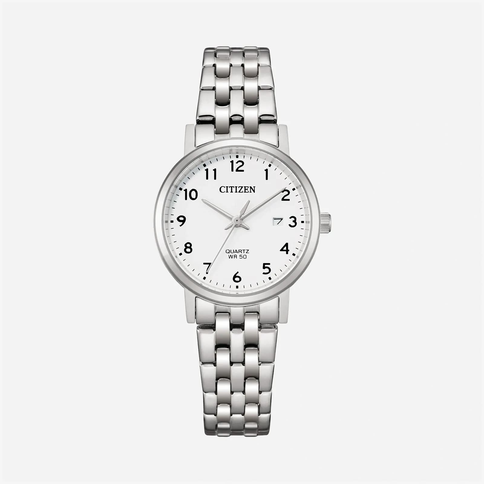 Citizen damklocka vit/stål, 28 mm - EU6090-54A