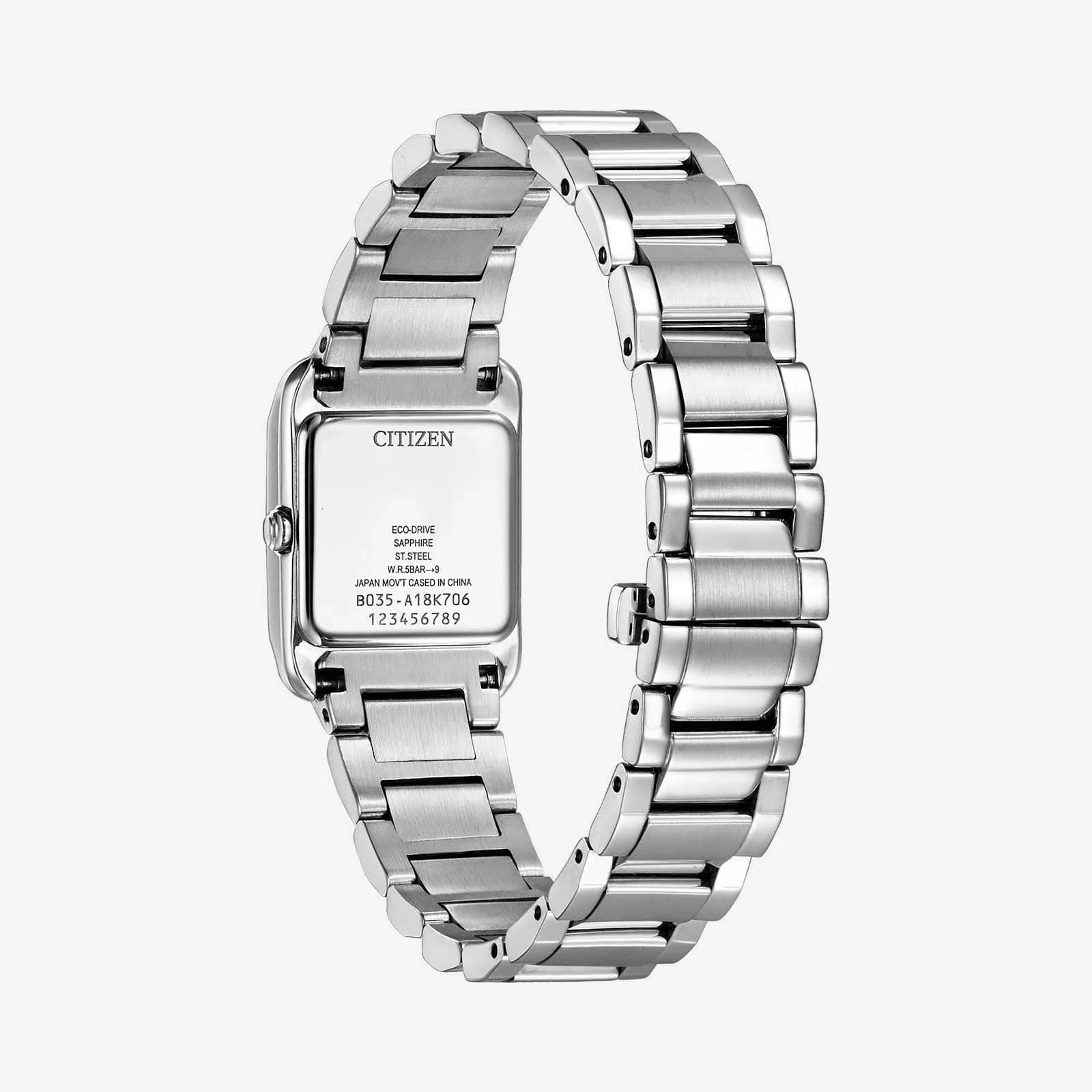 Citizen Eco-Drive damklocka stål/vit - EW5600-87D 2