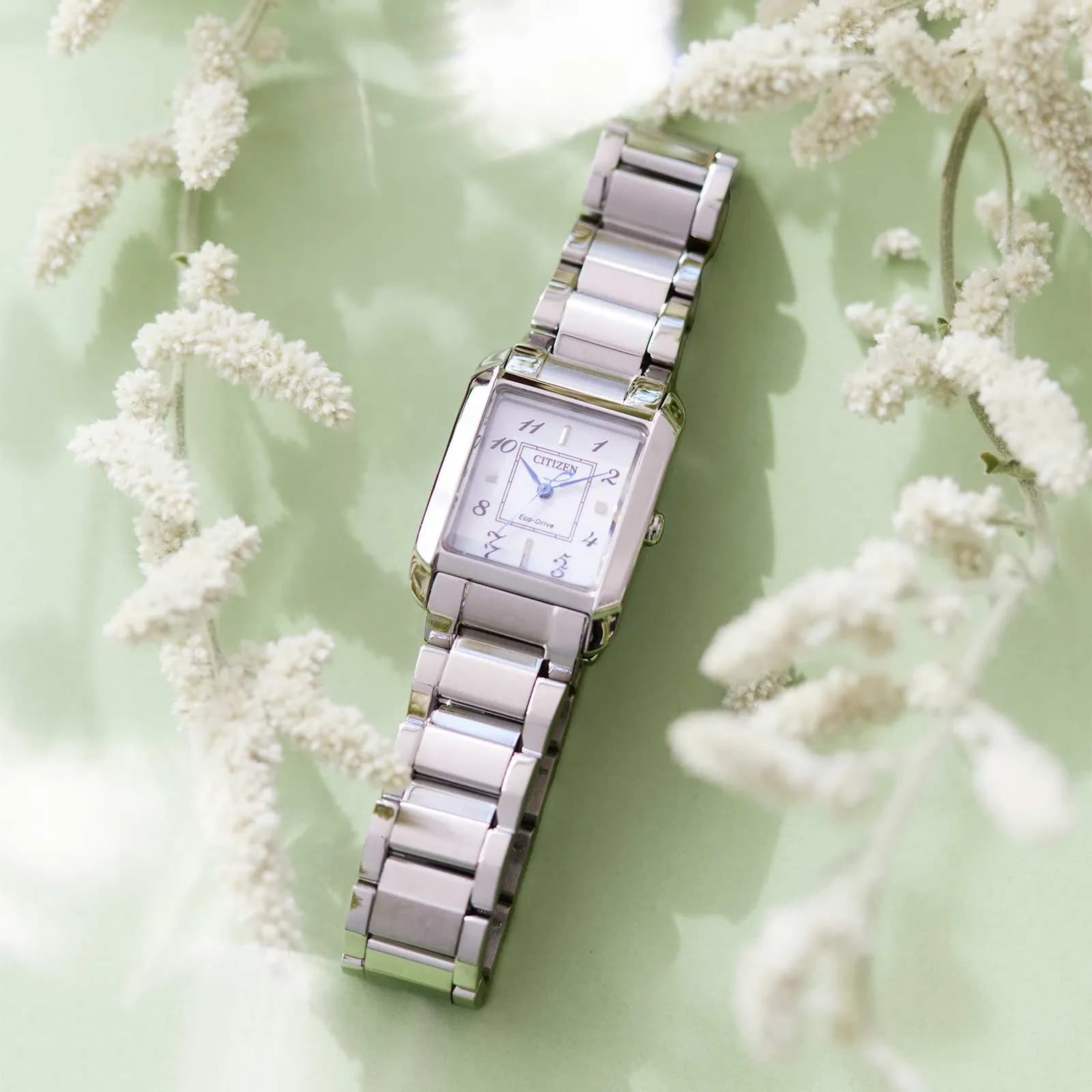 Citizen Eco-Drive damklocka stål/vit - EW5600-87D 4