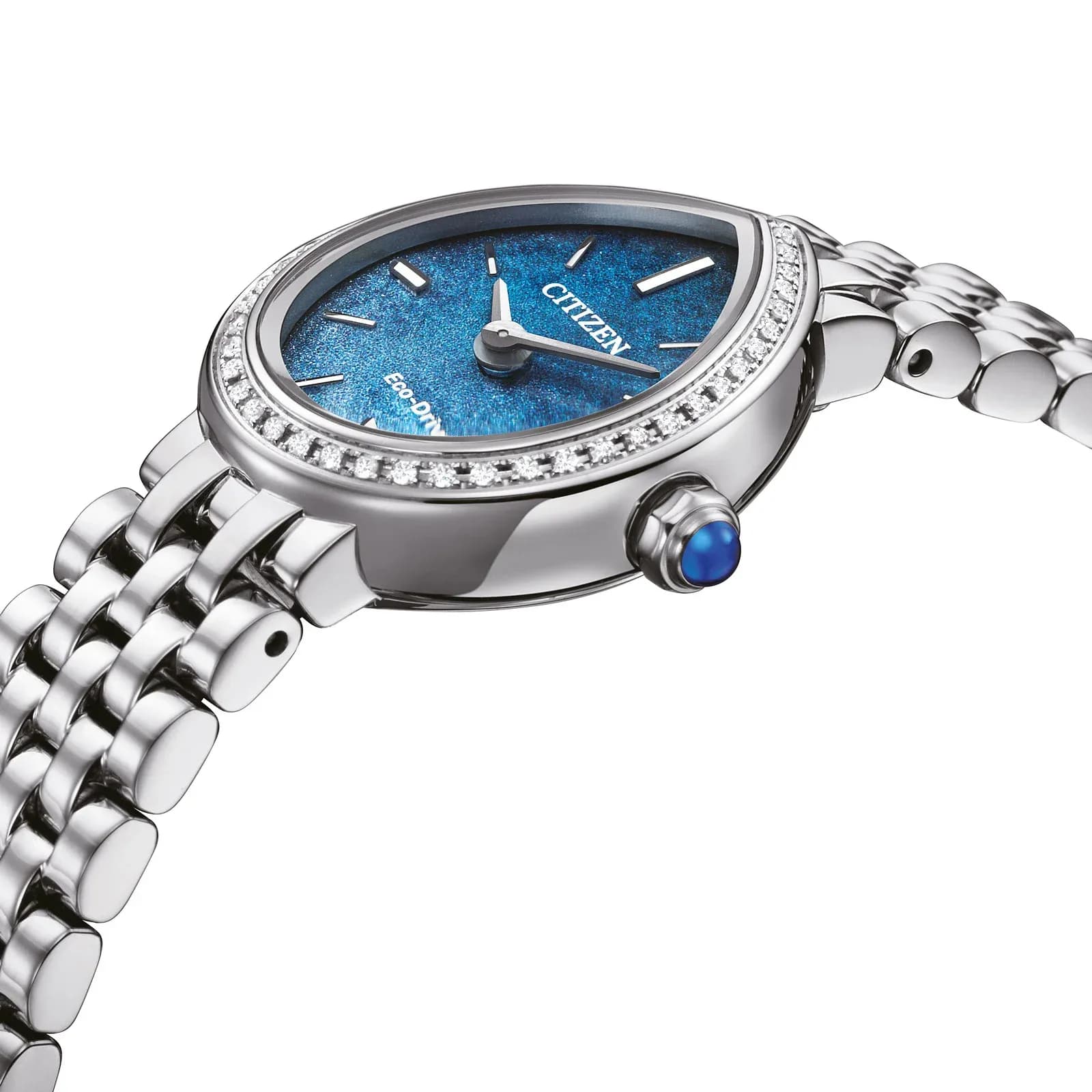 Citizen L dam blå/stål, metallband - EX1540-58L 4