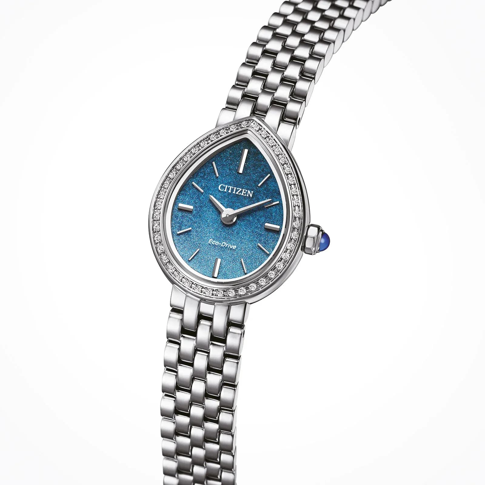 Citizen L dam blå/stål, metallband - EX1540-58L 5
