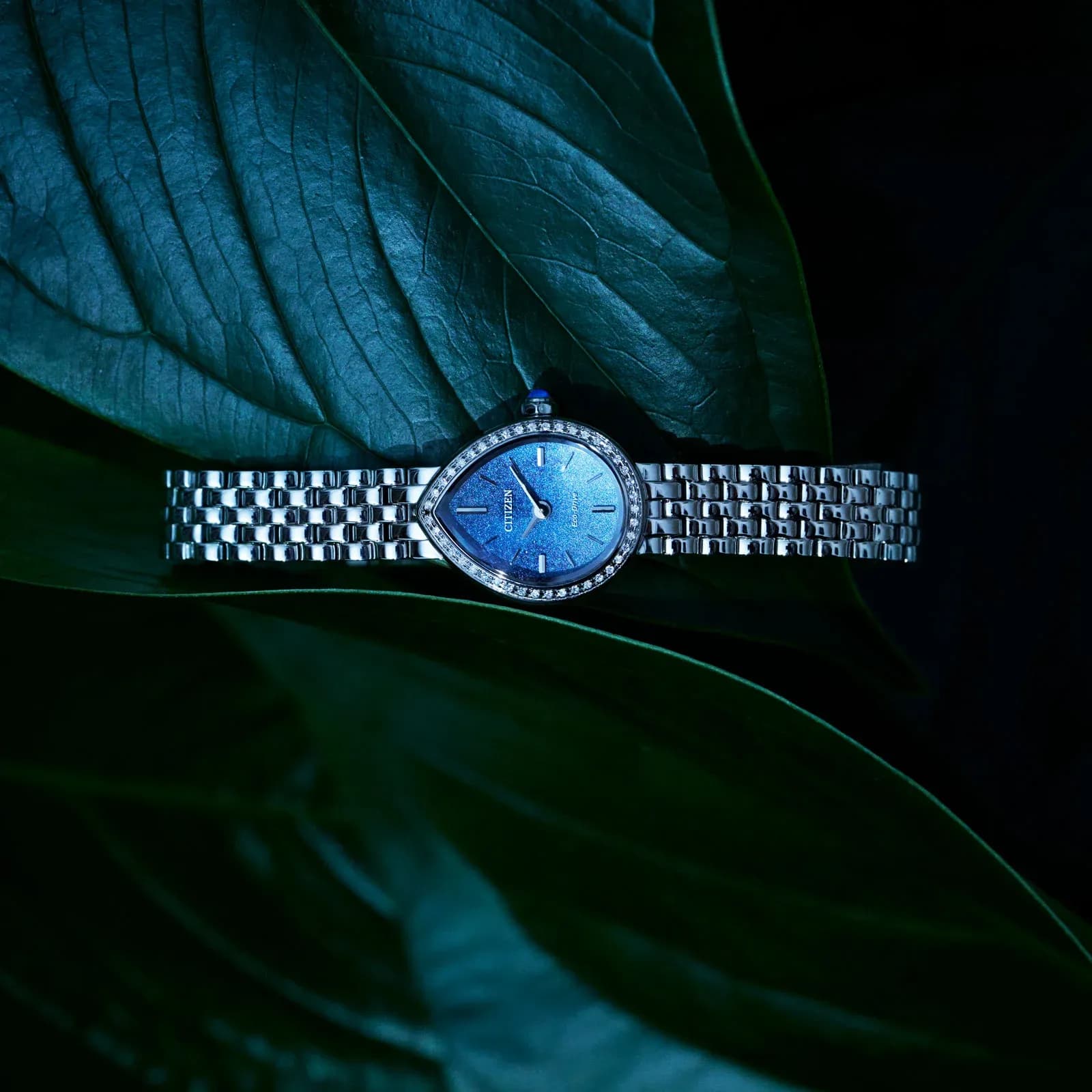 Citizen L dam blå/stål, metallband - EX1540-58L 7