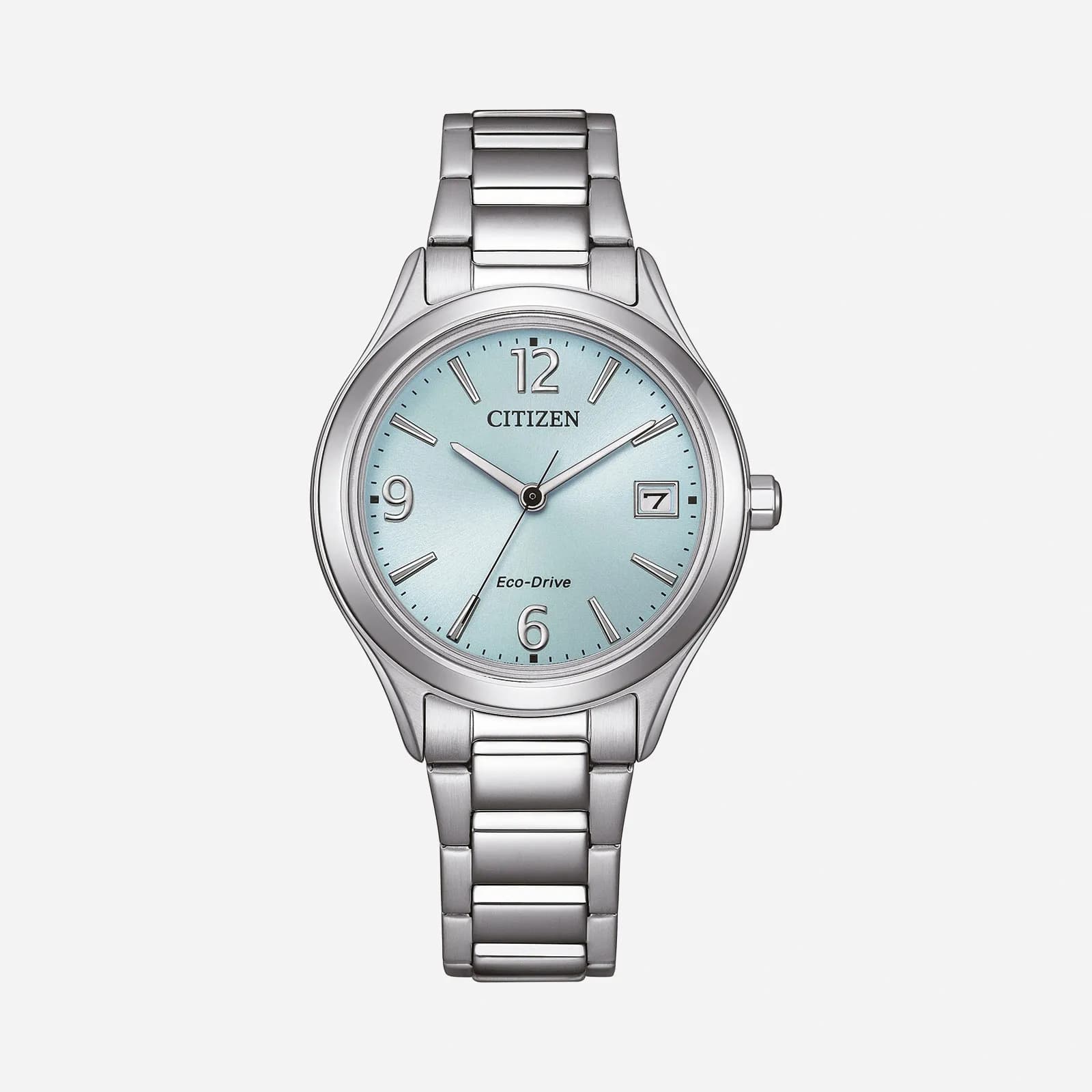 Citizen Eco-Drive Blå/Silver, Stållänk - FE6121-67L 1