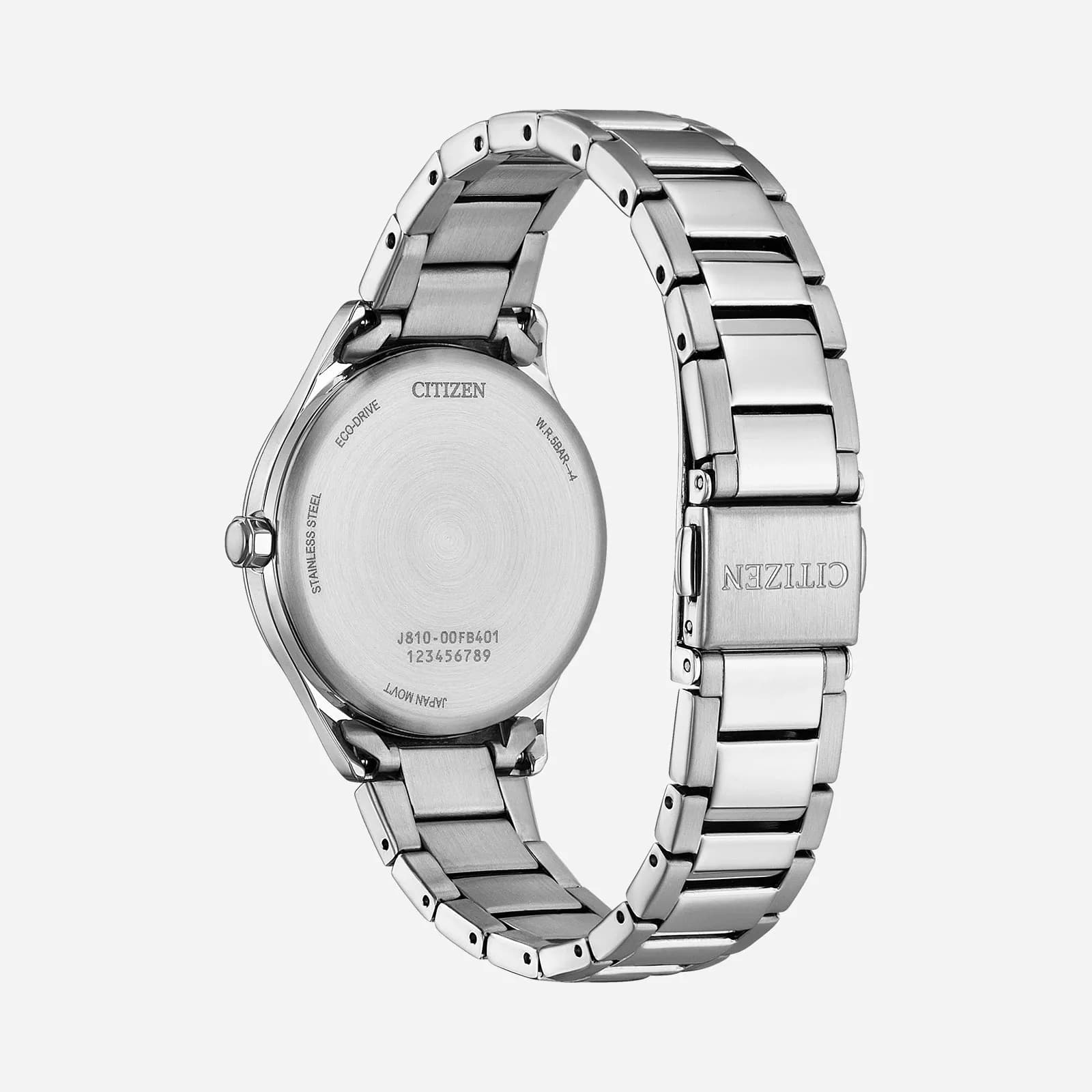 Citizen Eco-Drive Blå/Silver, Stållänk - FE6121-67L 2