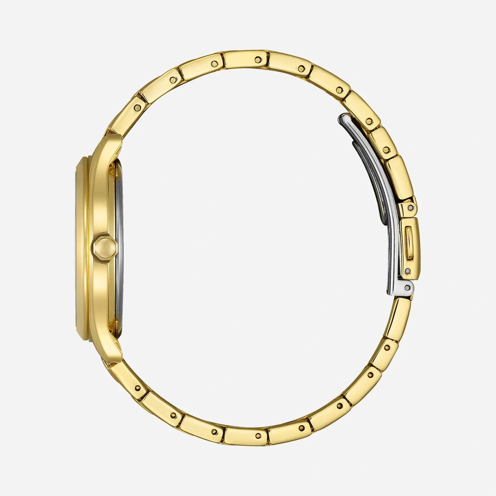 Citizen Eco-Drive Champagne/Guld, Stållänk - FE6122-64X 3