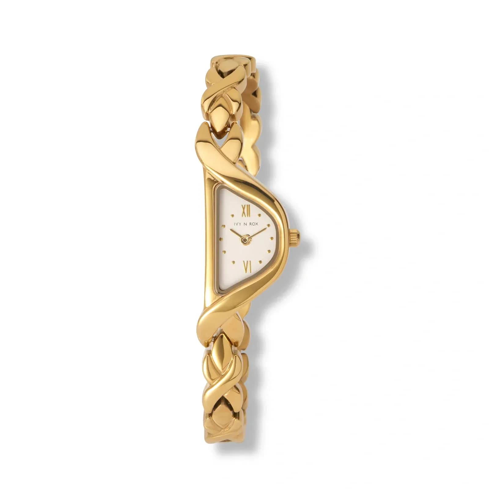 Ivy n Rox Velia damklocka - guld 17x42 mm