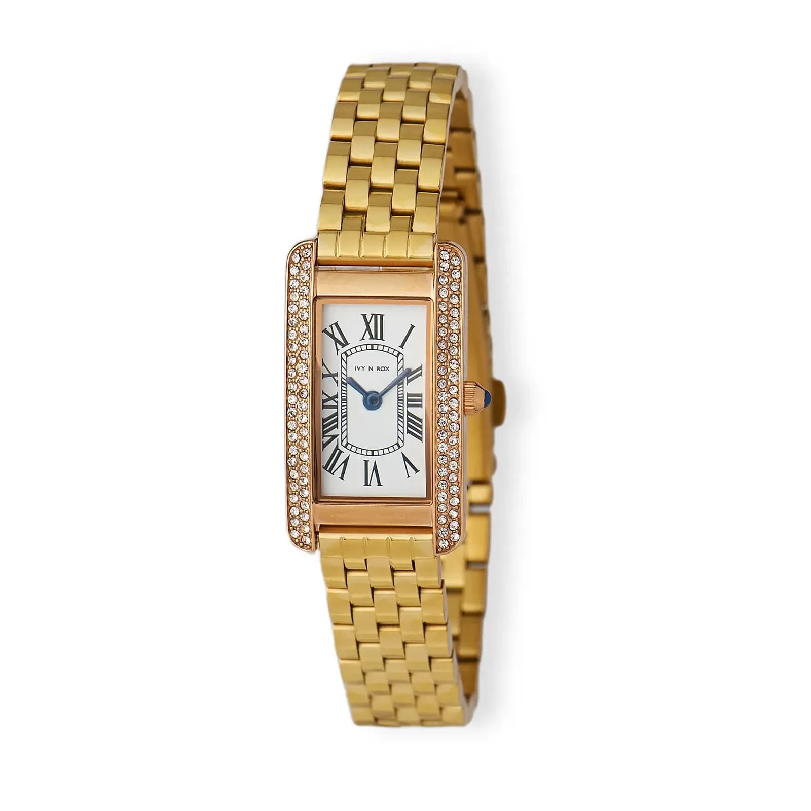Ivy n Rox Blissful damklocka vit/guld, metallband - I24098-122