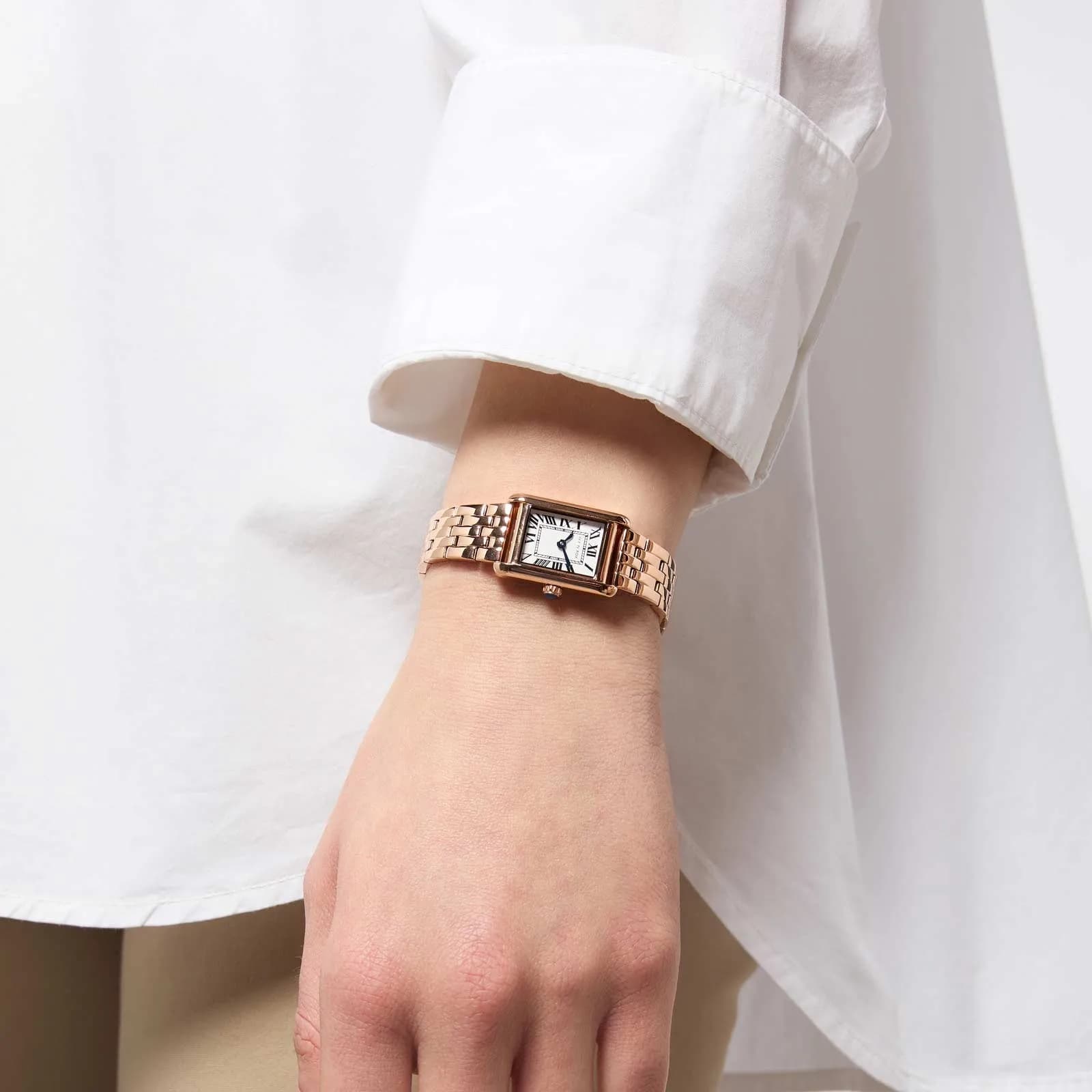 Ivy n Rox Euphoria damklocka - rektangulär, rosegold,19x28 mm 4