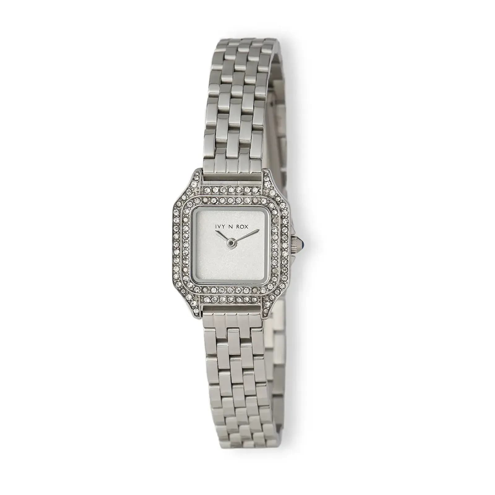 Ivy n Rox Glimmer damklocka grå/silver, metallband - I25904-152