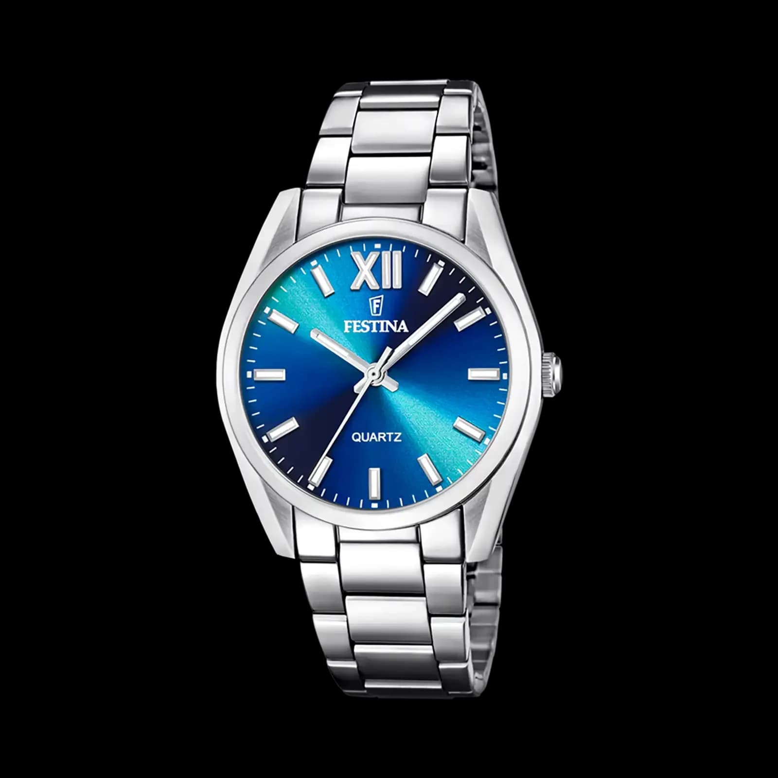 Festina Boyfriend damklocka blå/stål, metallband - F20622/I