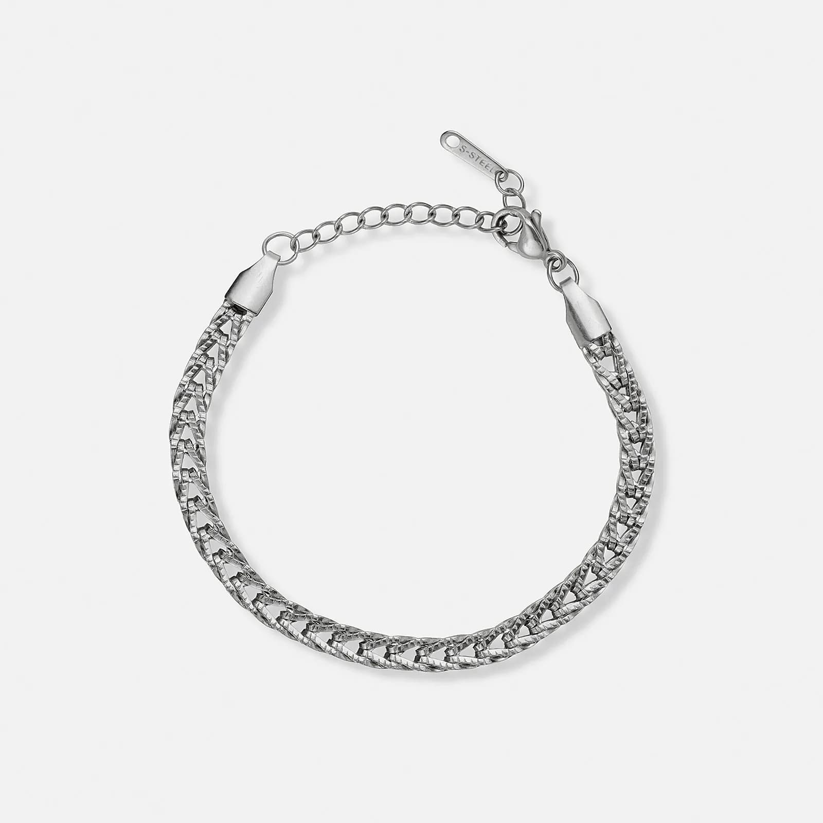 Ivy N Rox Viva  klockset, oval silver/vit - 22mm 3
