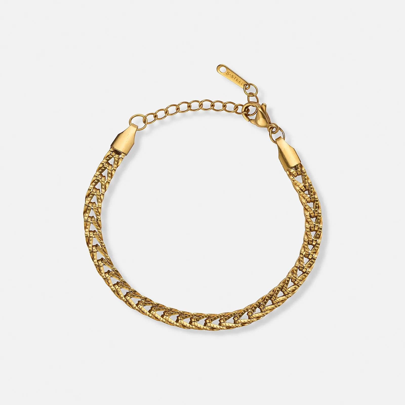 Ivy N Rox Viva  klockset, oval guld/vit - 22mm 3