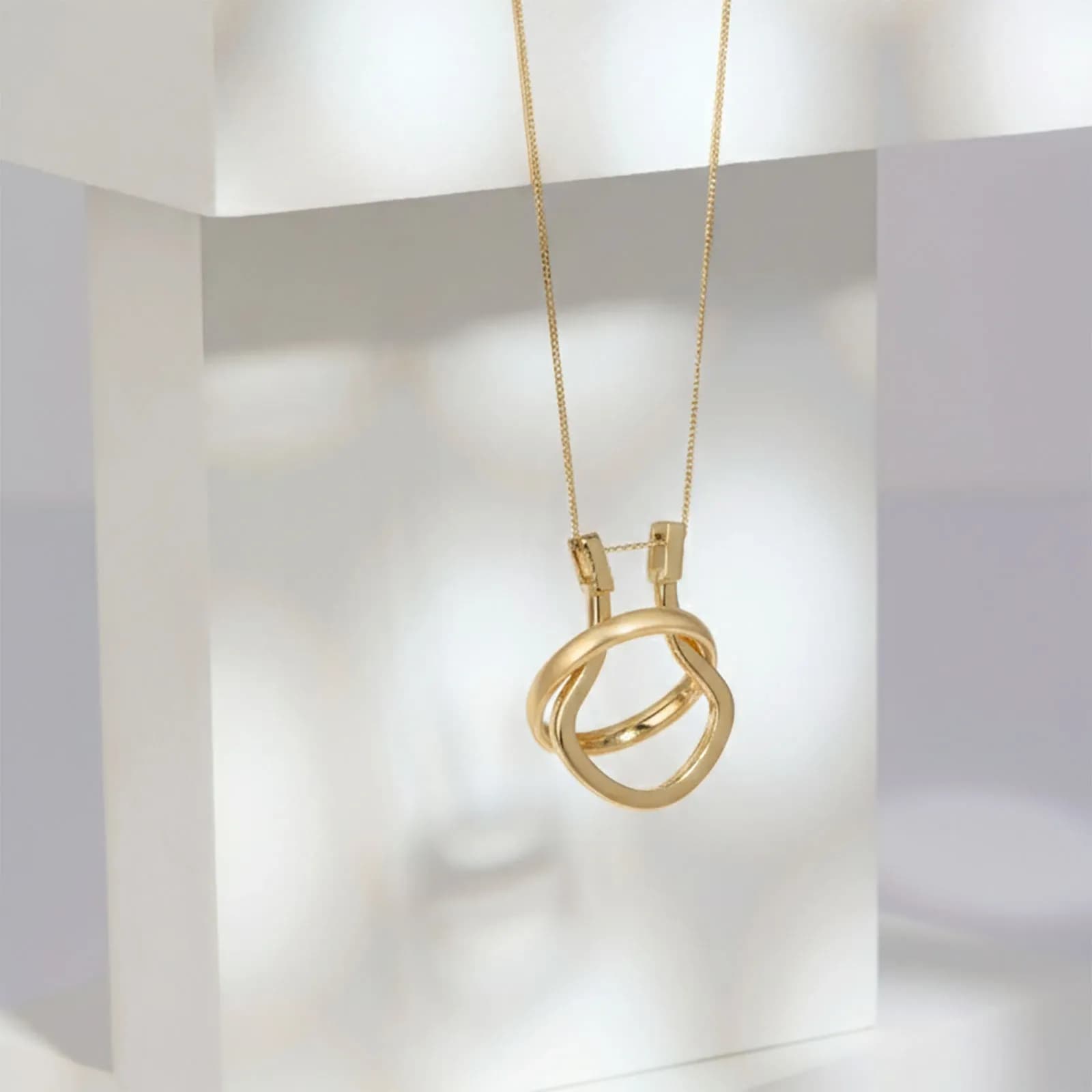Je t´aime 9K guld ringhållare - Porte Bague 3