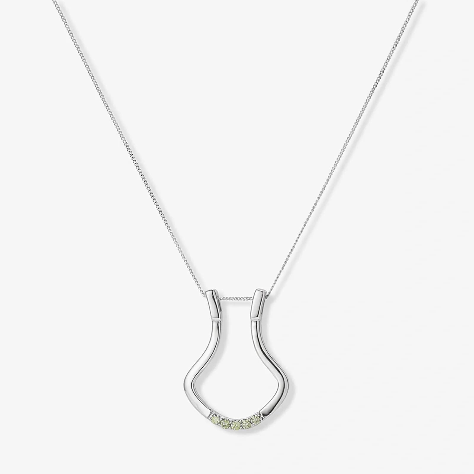 Je t´aime 9K vitguld ringhållare - Porte Bague Emerald