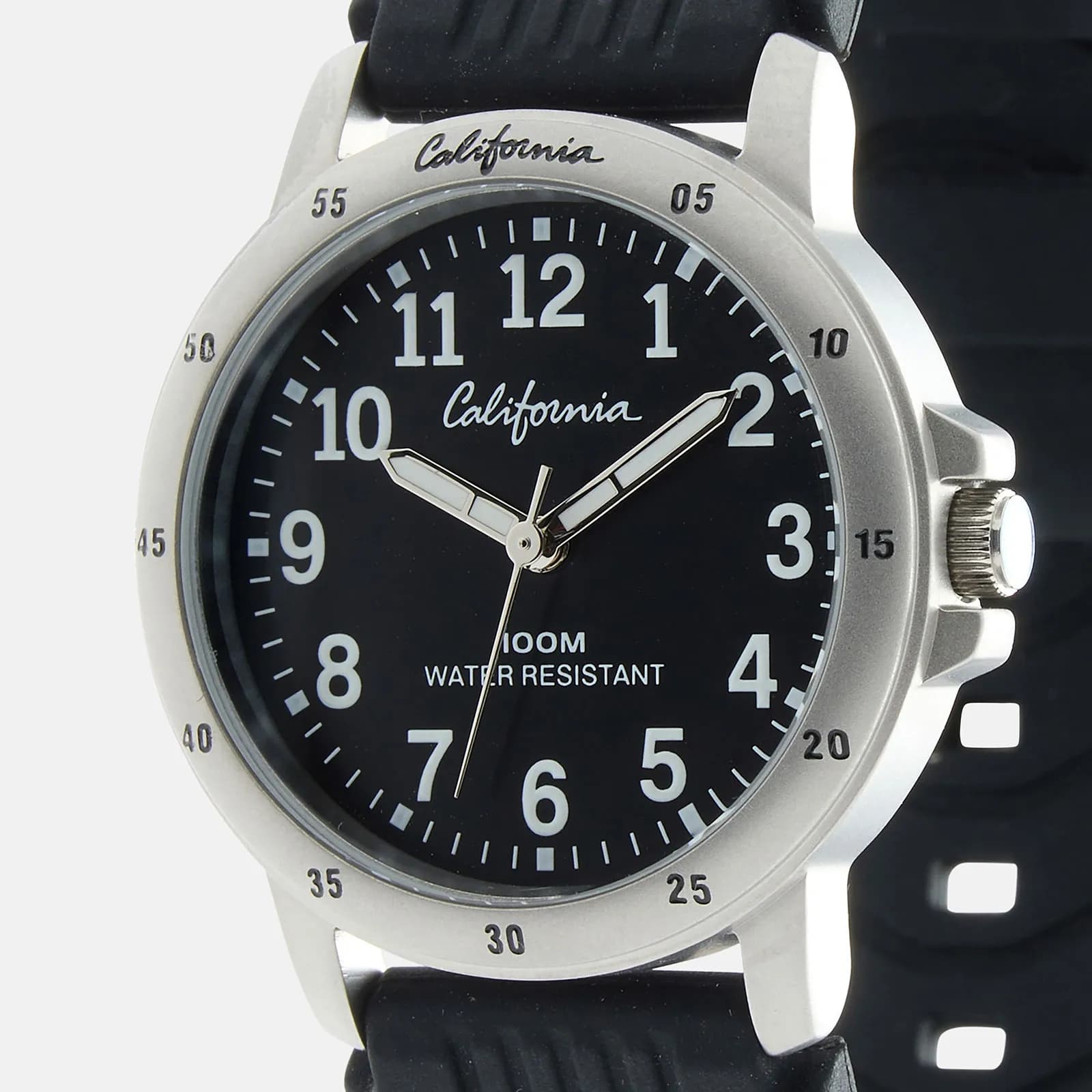 California barnklocka - gummiband, svart, 28 mm 4