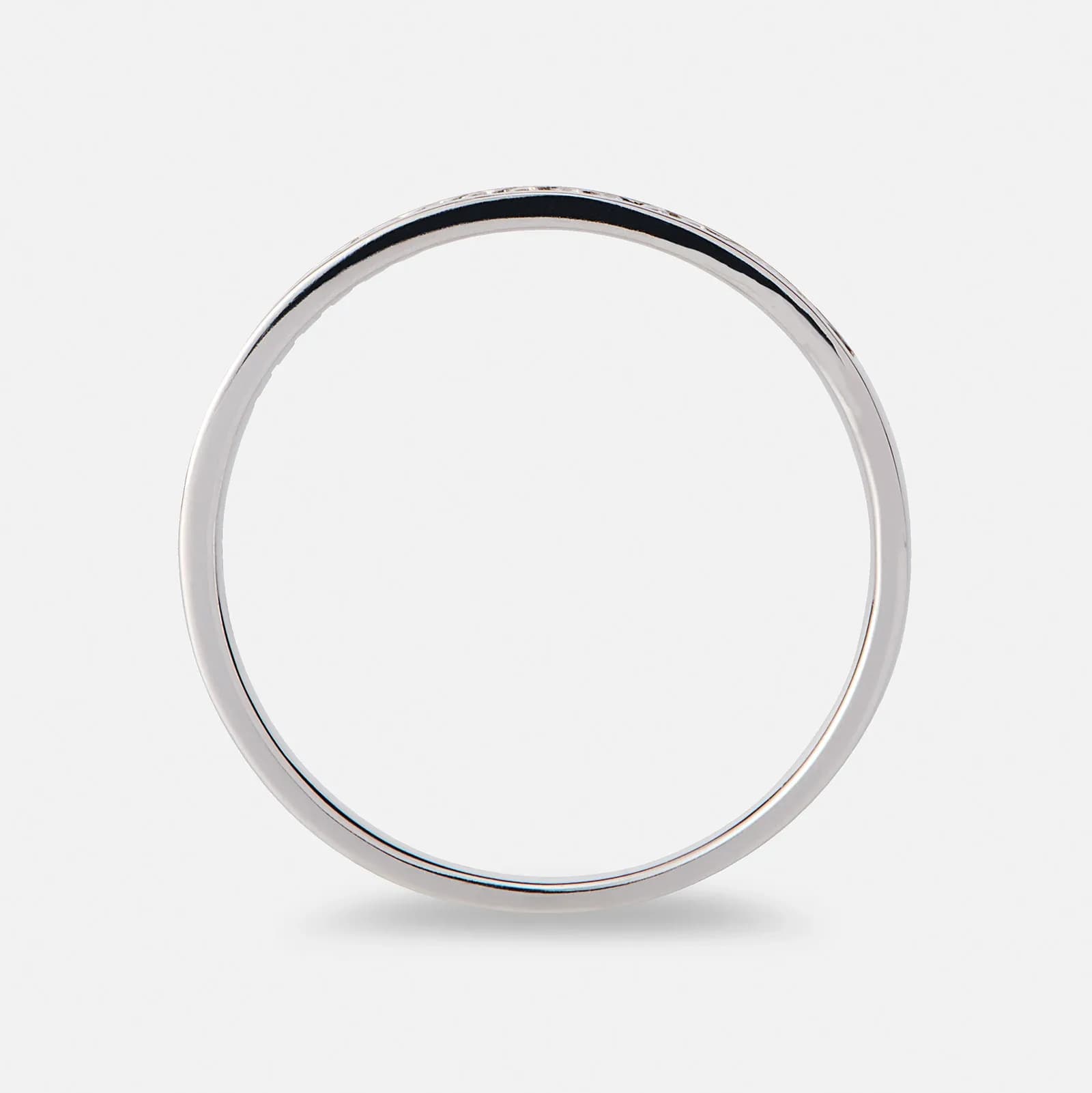 Alliansring 18k vitguld med 0,1 ct labbodlade diamanter 2