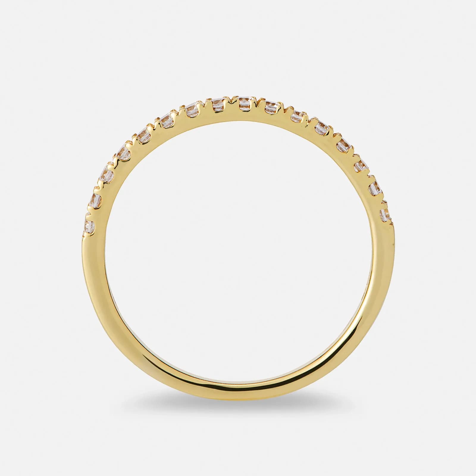 Alliansring 18k guld med 0,35 ct labbodlade diamanter 2