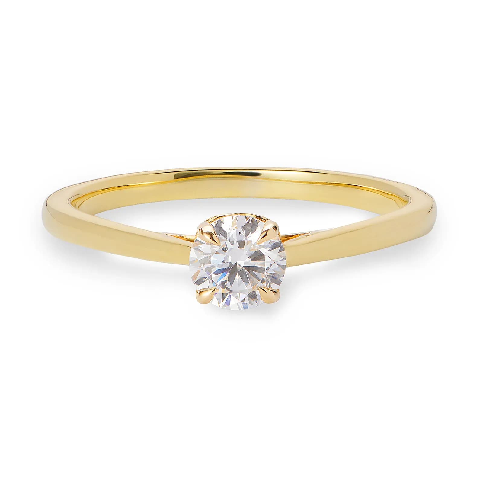 Ring 9K guld 0,5 ct labbodlad diamant 3