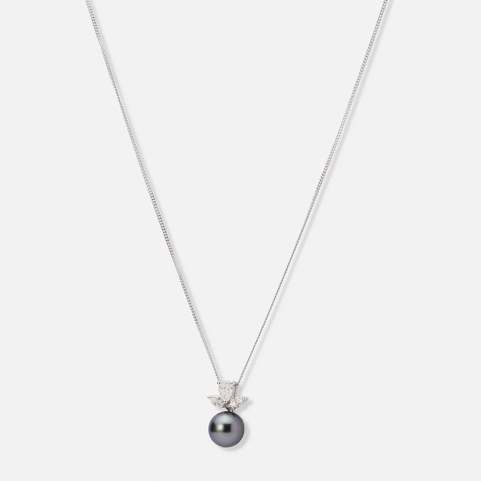 Je t´aime halsband 18K vitguld - La Minuit Tahitian