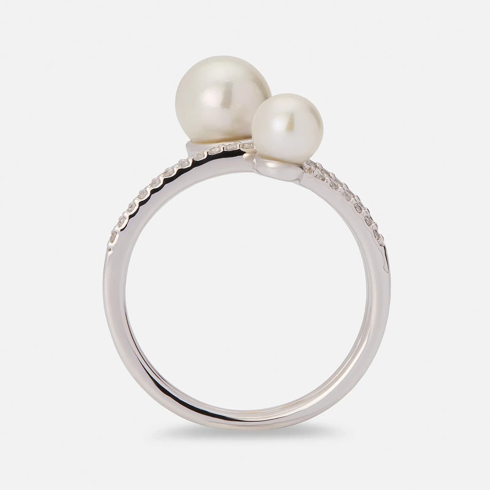 Je t´aime 18K ring vitguld - Dauphine Akoya Ring 2