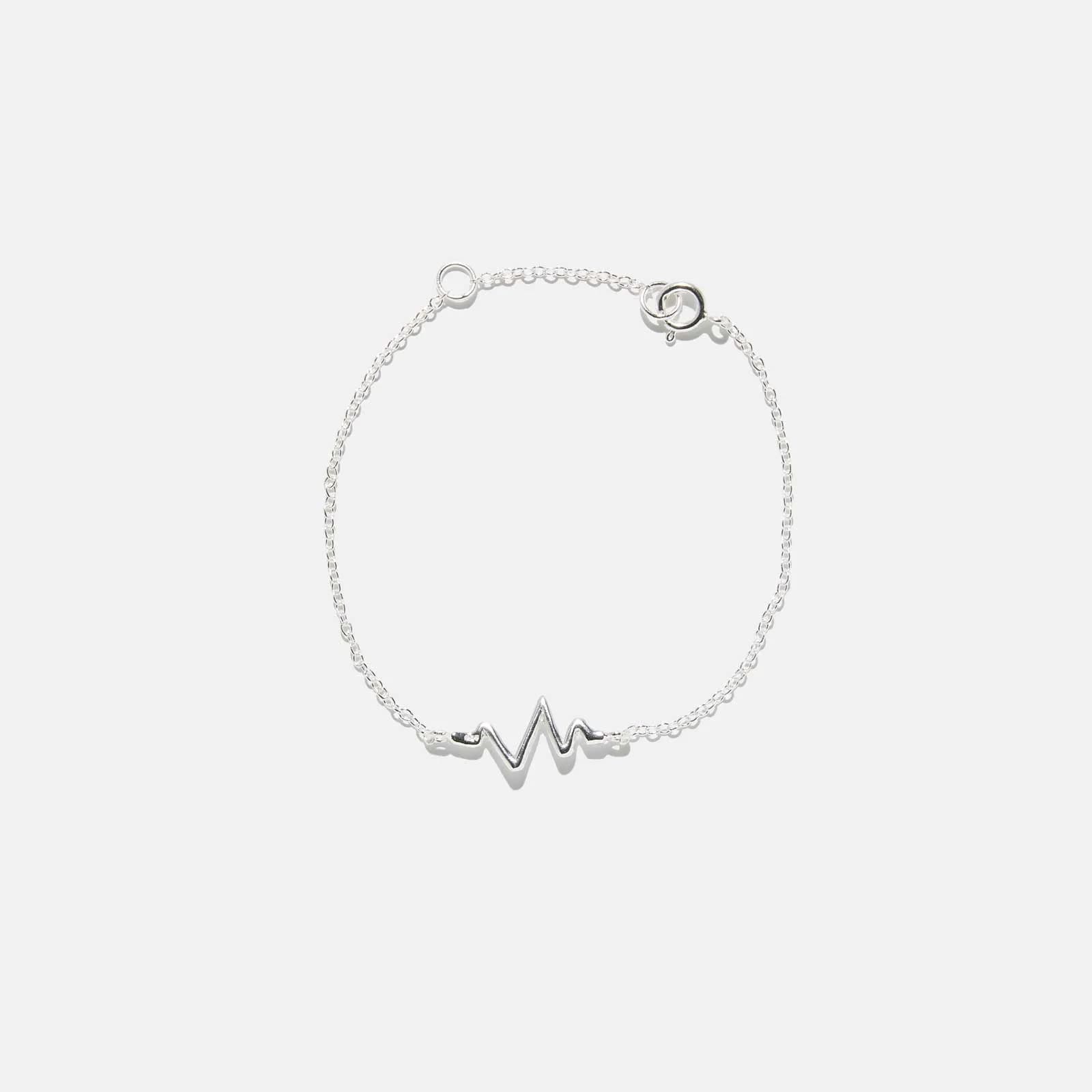 Silverarmband för barn - hjärtslag - LML-B06
