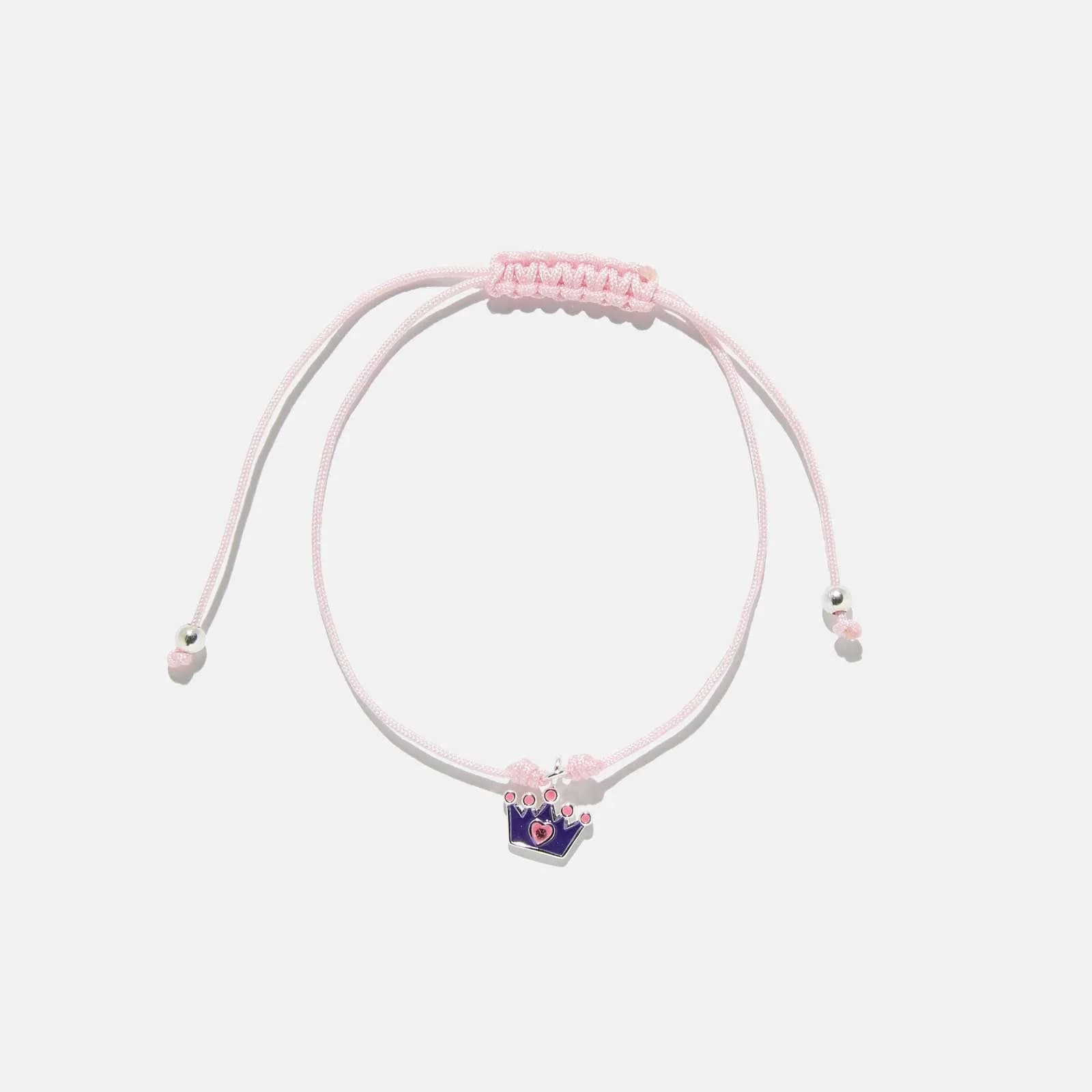 Armband för barn - lila krona