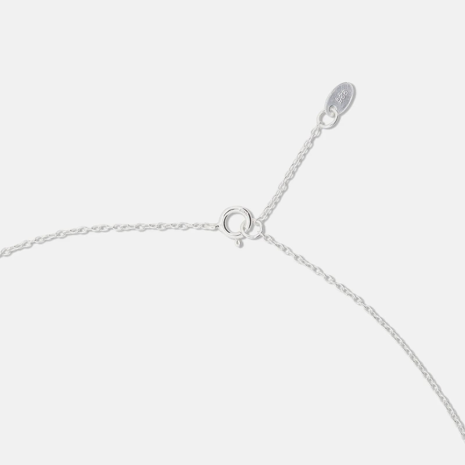 Silverhalsband för barn - rosa/lila fjäril, 36+2 cm 4