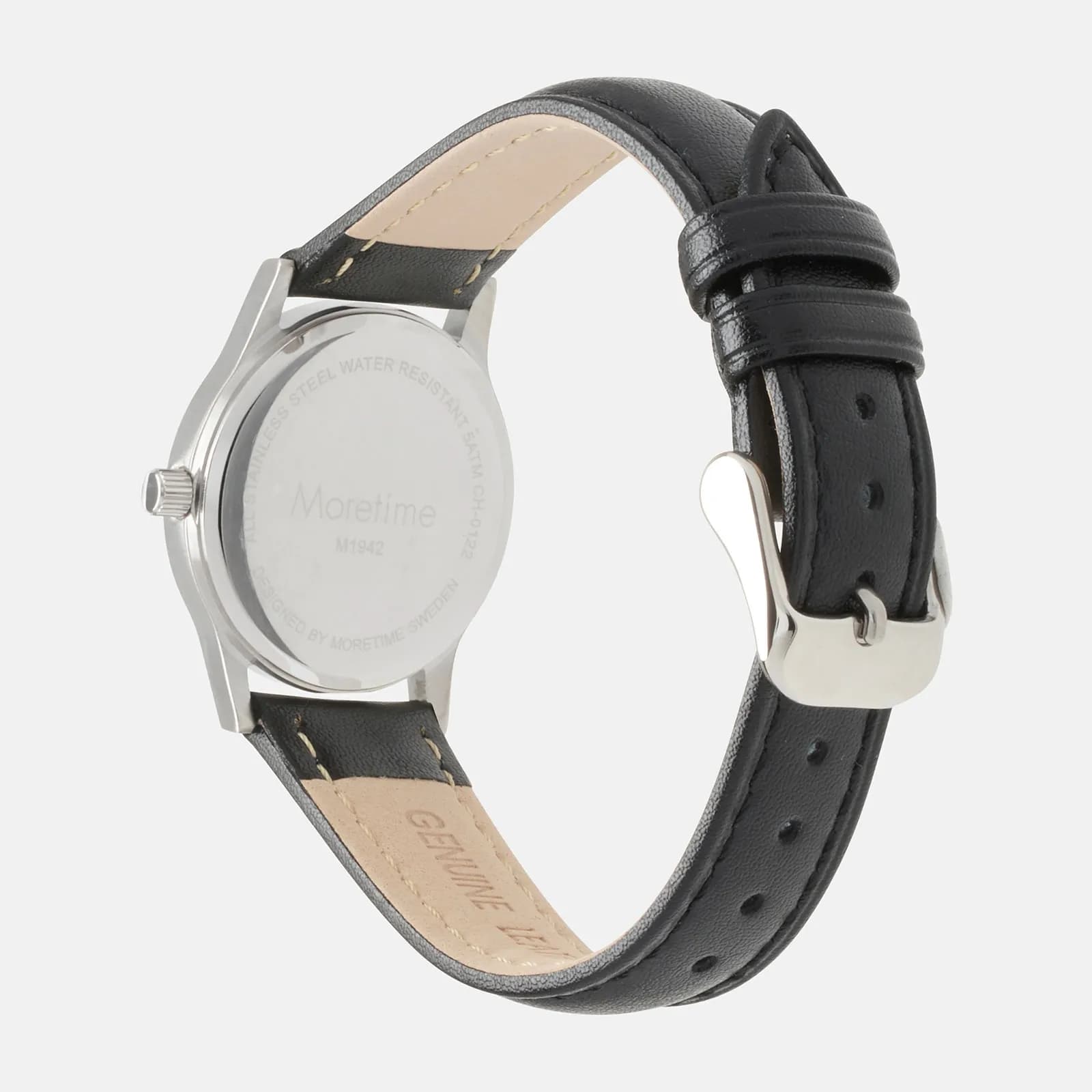 Moretime damklocka - silver/svart, 29 mm 4
