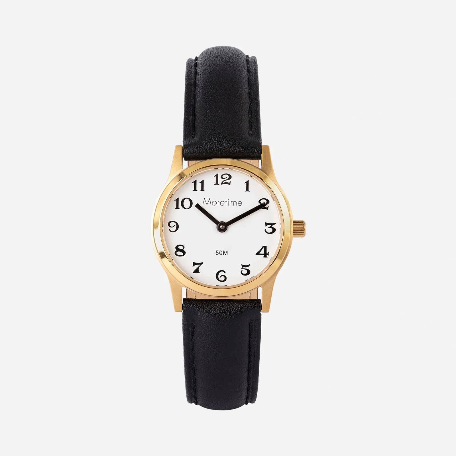 Moretime damklocka - guld/svart, 29 mm 1