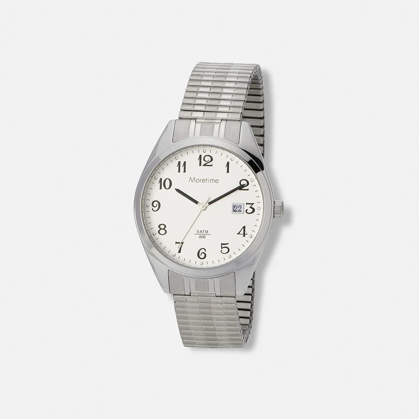 Moretime Classic herr, vit/silver - M21913-612