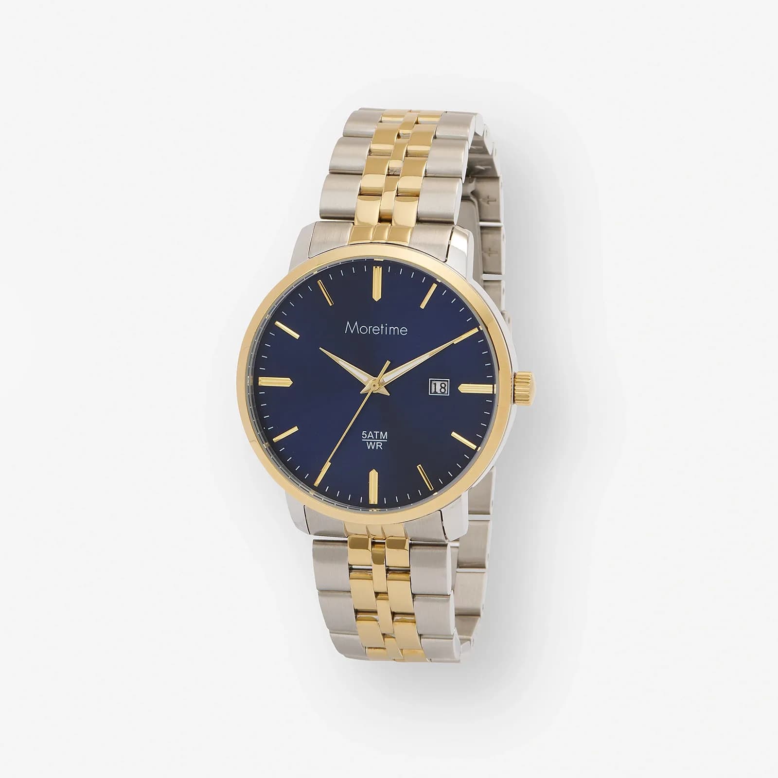 Moretime herrklocka - mörkblå/bicolor, 40mm