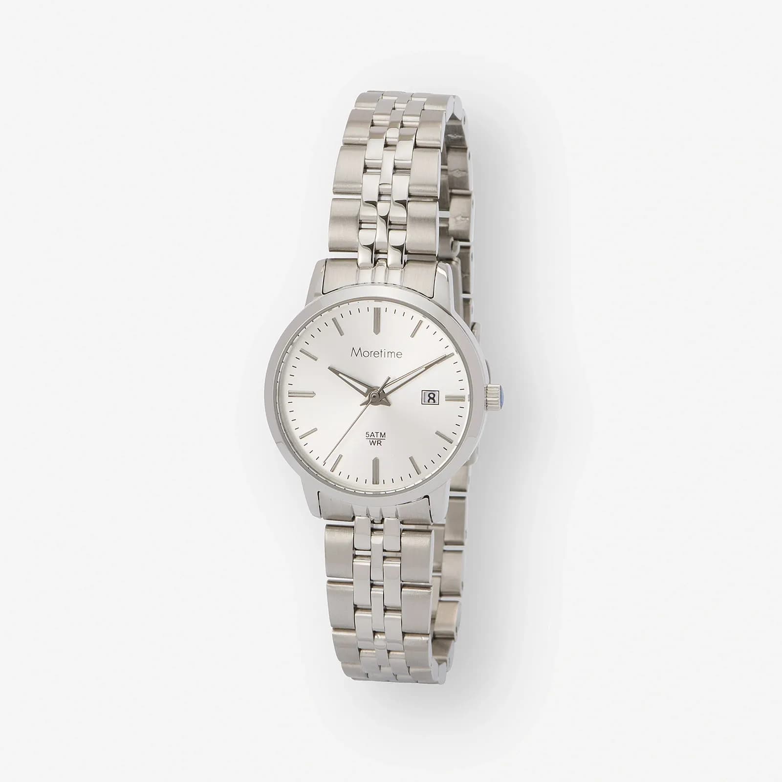 Moretime damklocka - silver/stålband, 28mm