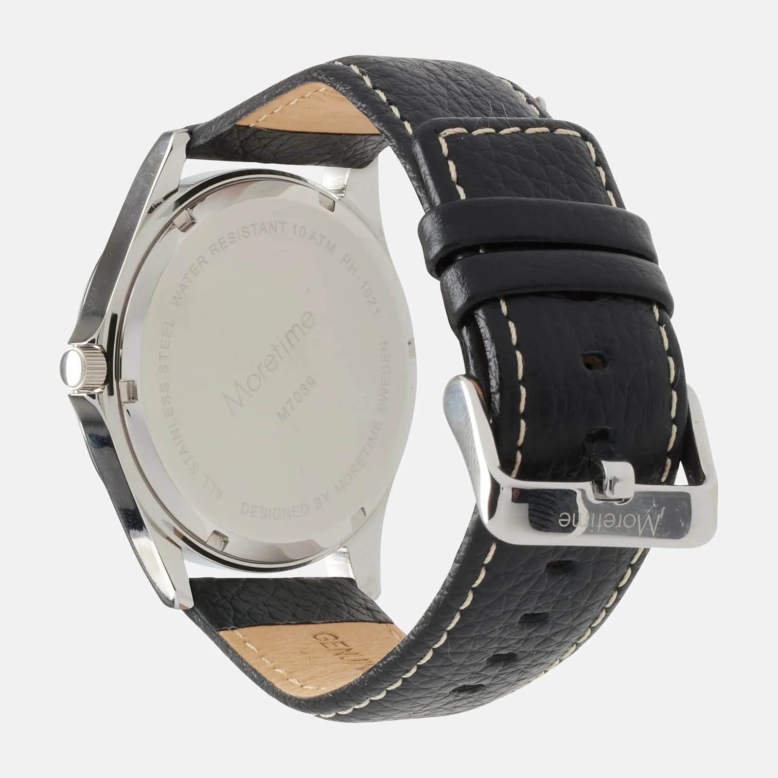 Moretime herrklocka - silver/svart, 42 mm 3