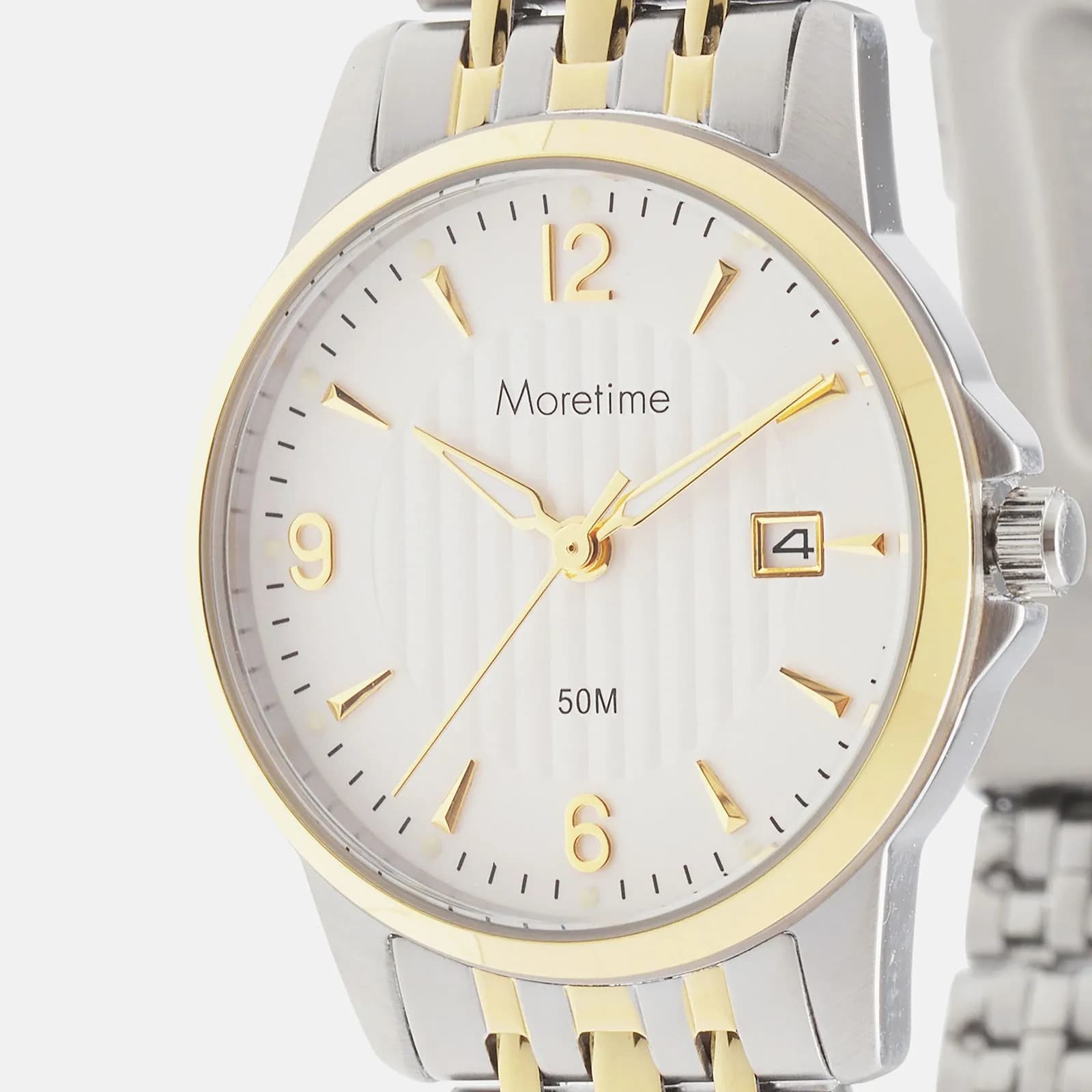 Moretime damklocka - set med armband, bicolor, 28 mm 5