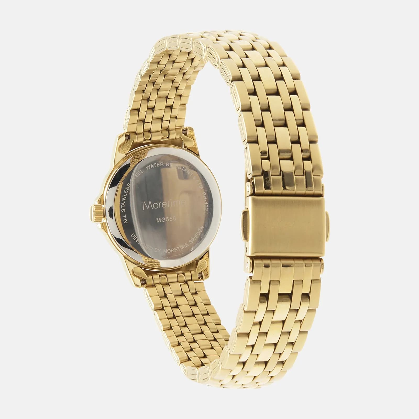 Moretime damklocka - set med armband, guld, 28 mm 5