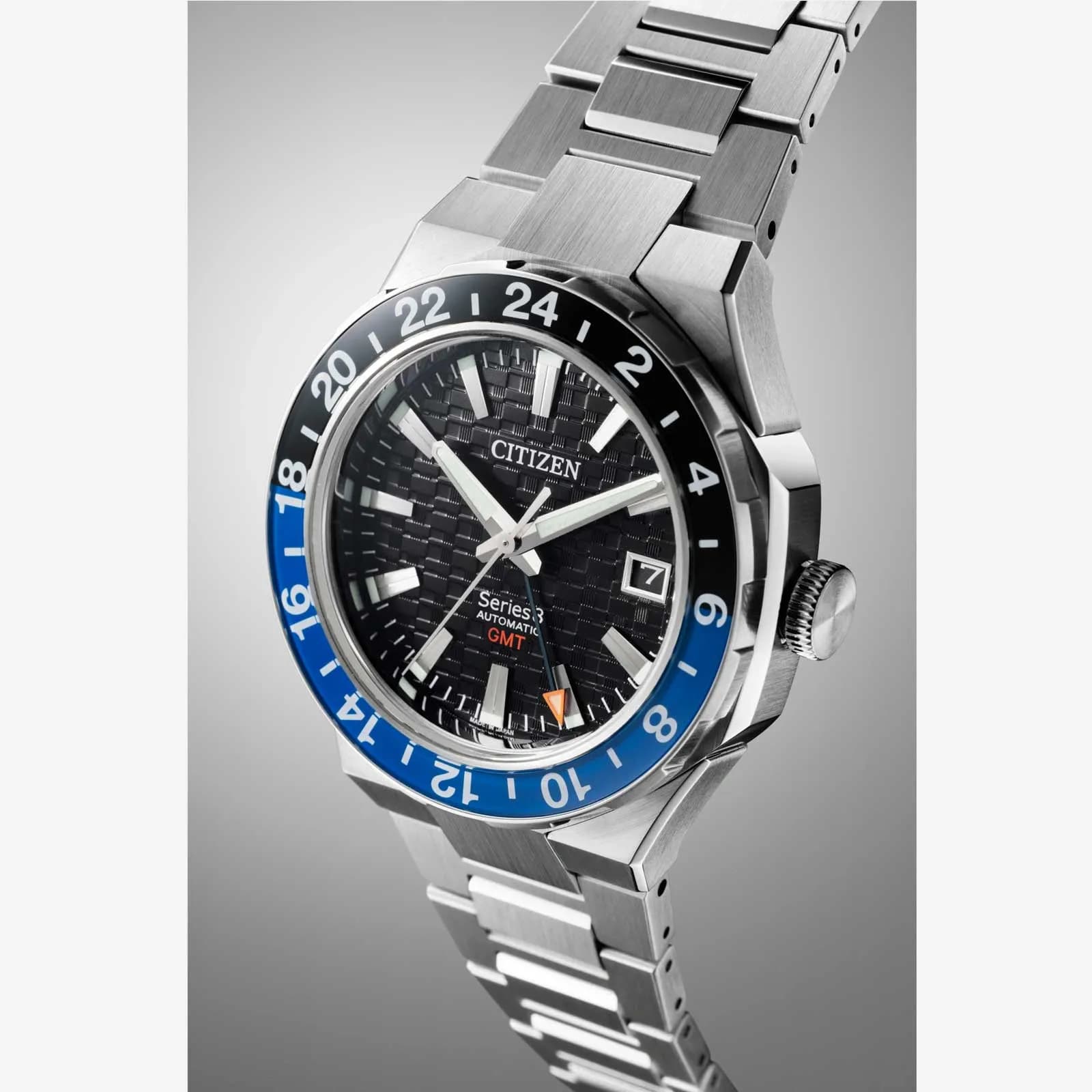 Citizen Series 8 GMT - Automatisk, stål/blå, NB6031-56E 2
