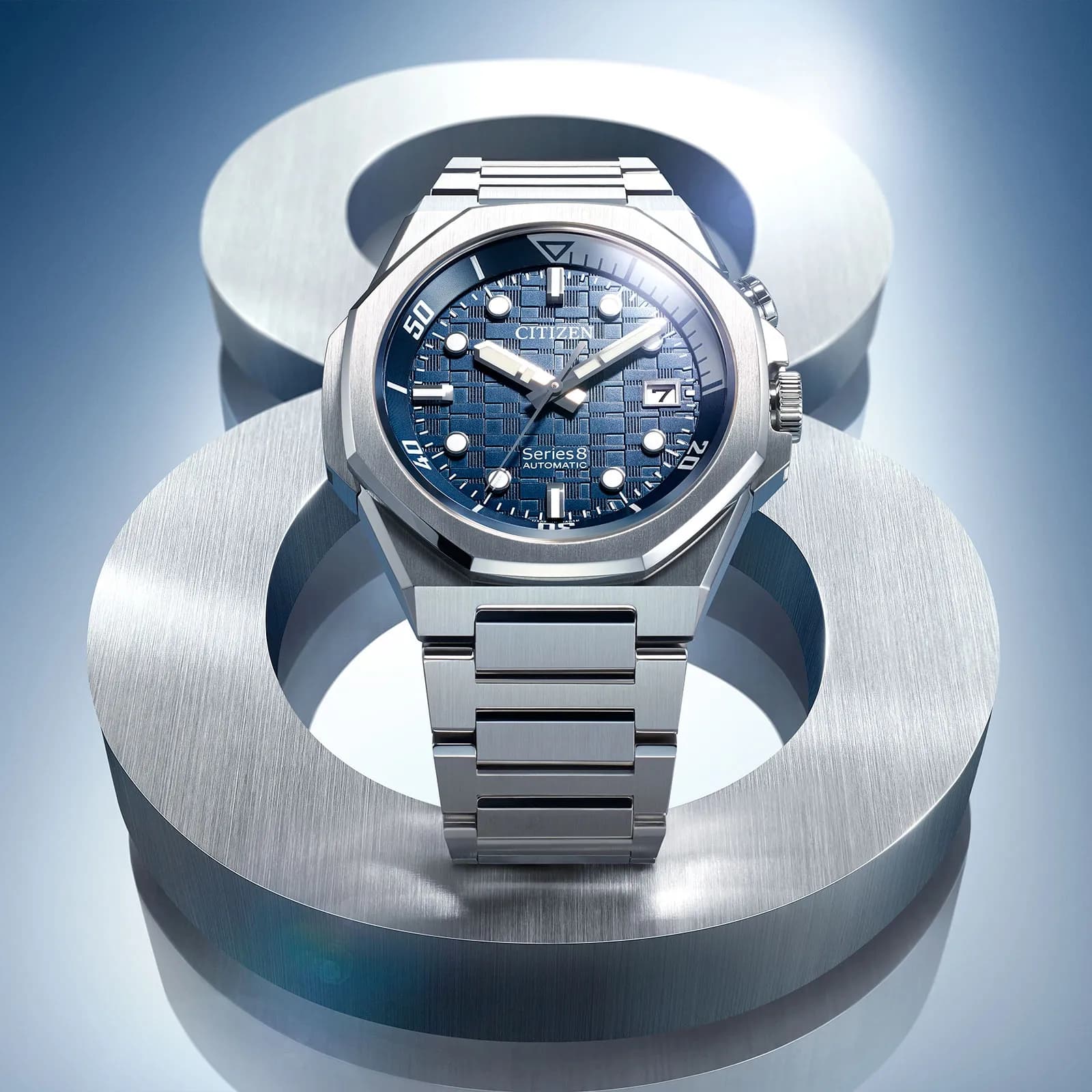 Citizen Series 8 Automatic, blå/stål - NB6060-58L 7