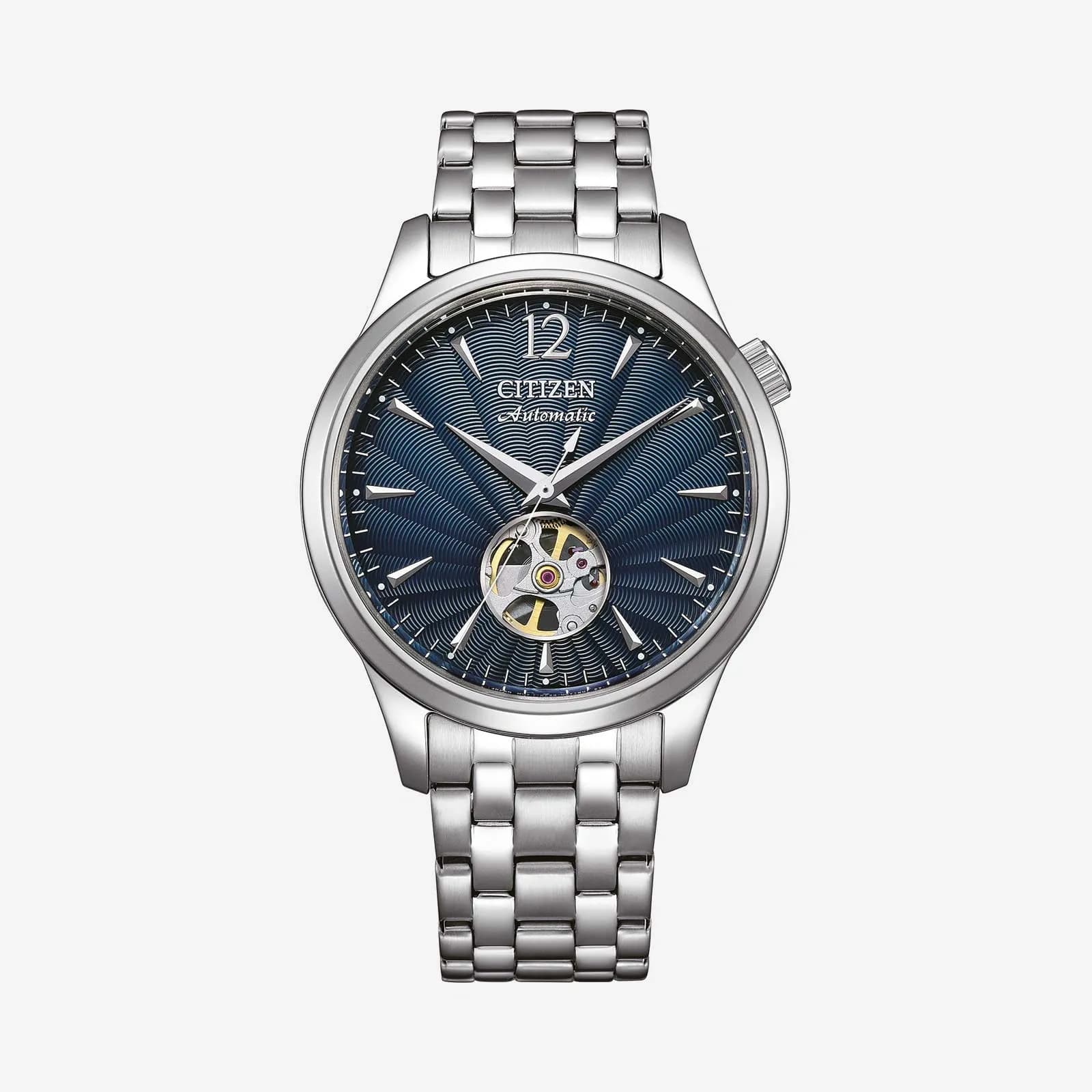Citizen herrklocka Automatisk blå/stål NH9131-73L