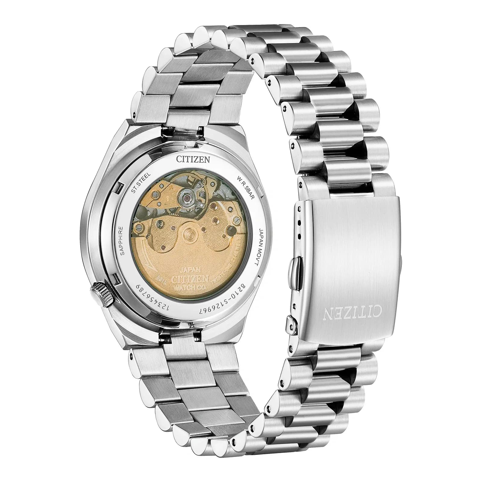 Citizen Tsuyosa automatisk herr - stål/svart NJ0150-81E 2