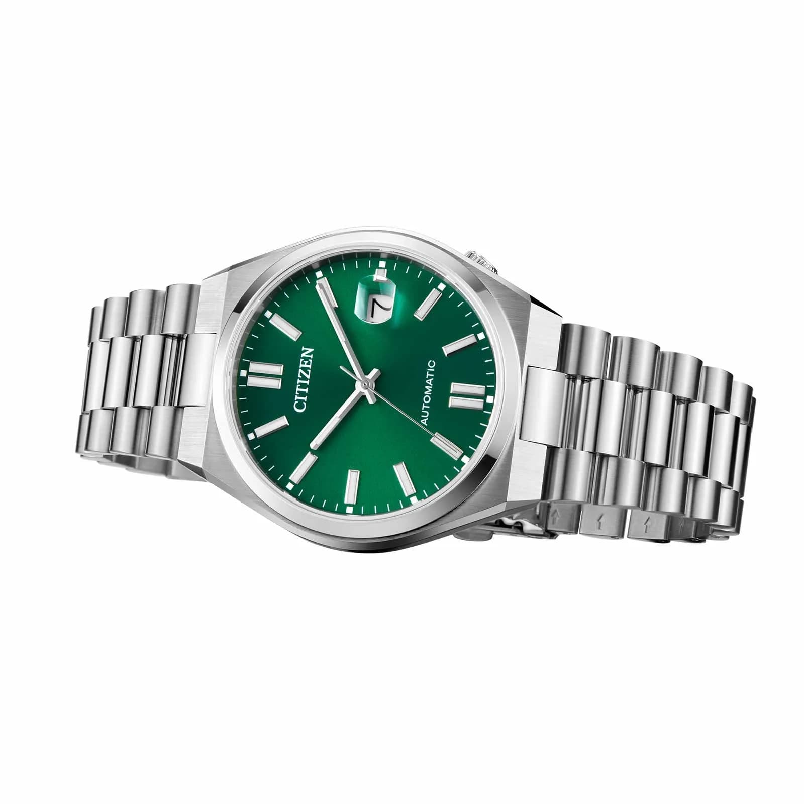 Citizen Tsuyosa automatisk herr - stål/grön NJ0150-81X 6