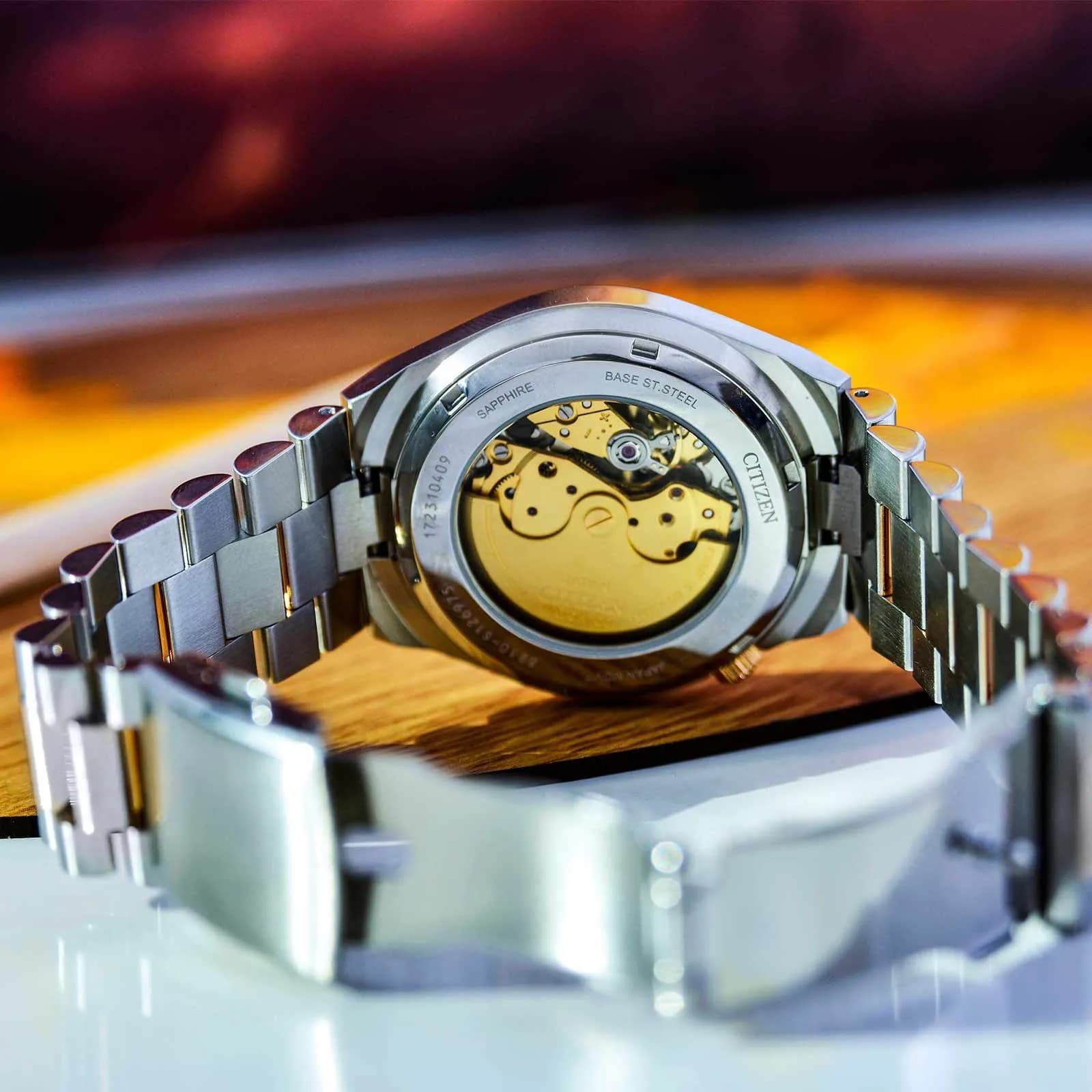 Citizen Tsuyosa automatisk herr - stål/gul NJ0150-81Z 3