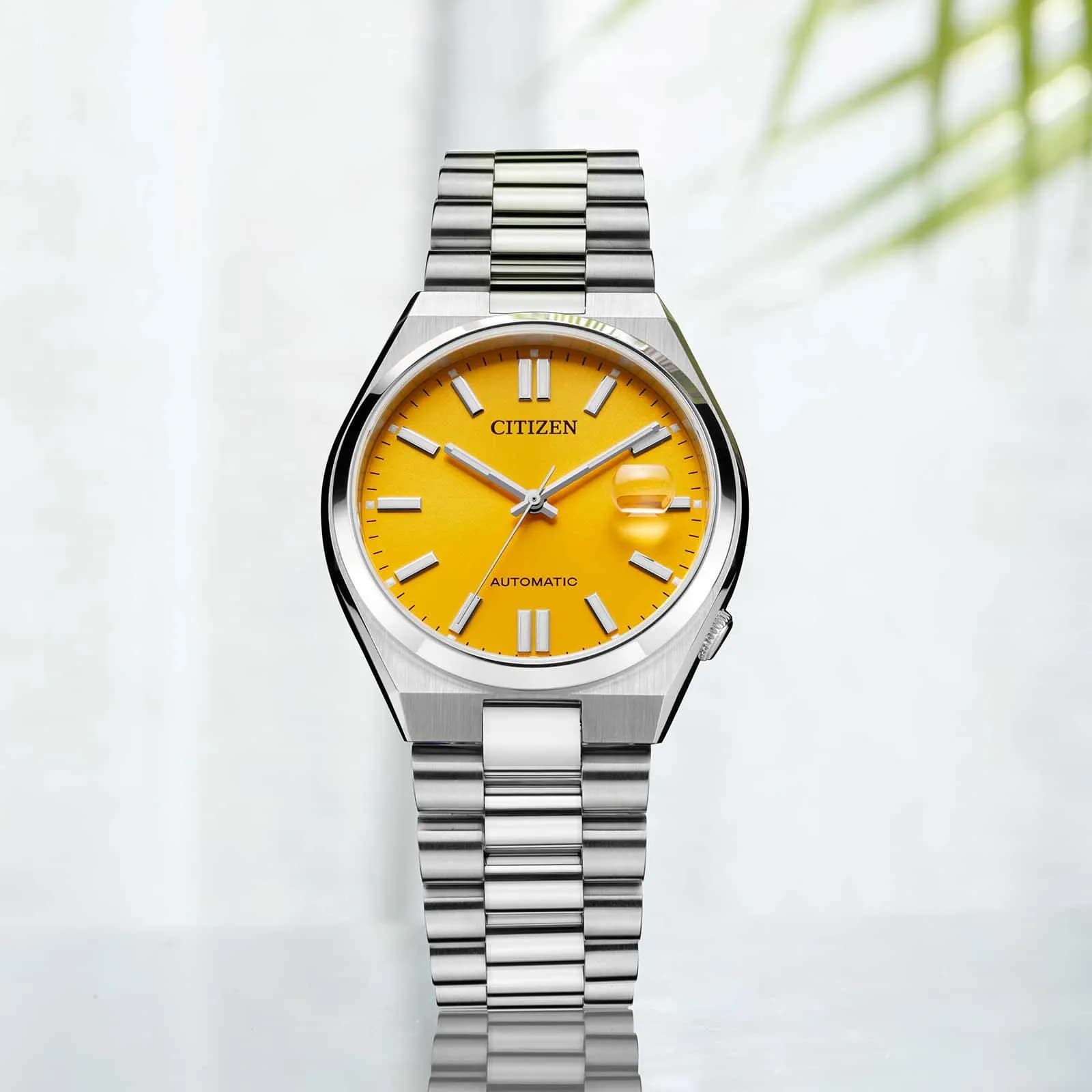 Citizen Tsuyosa automatisk herr - stål/gul NJ0150-81Z 7