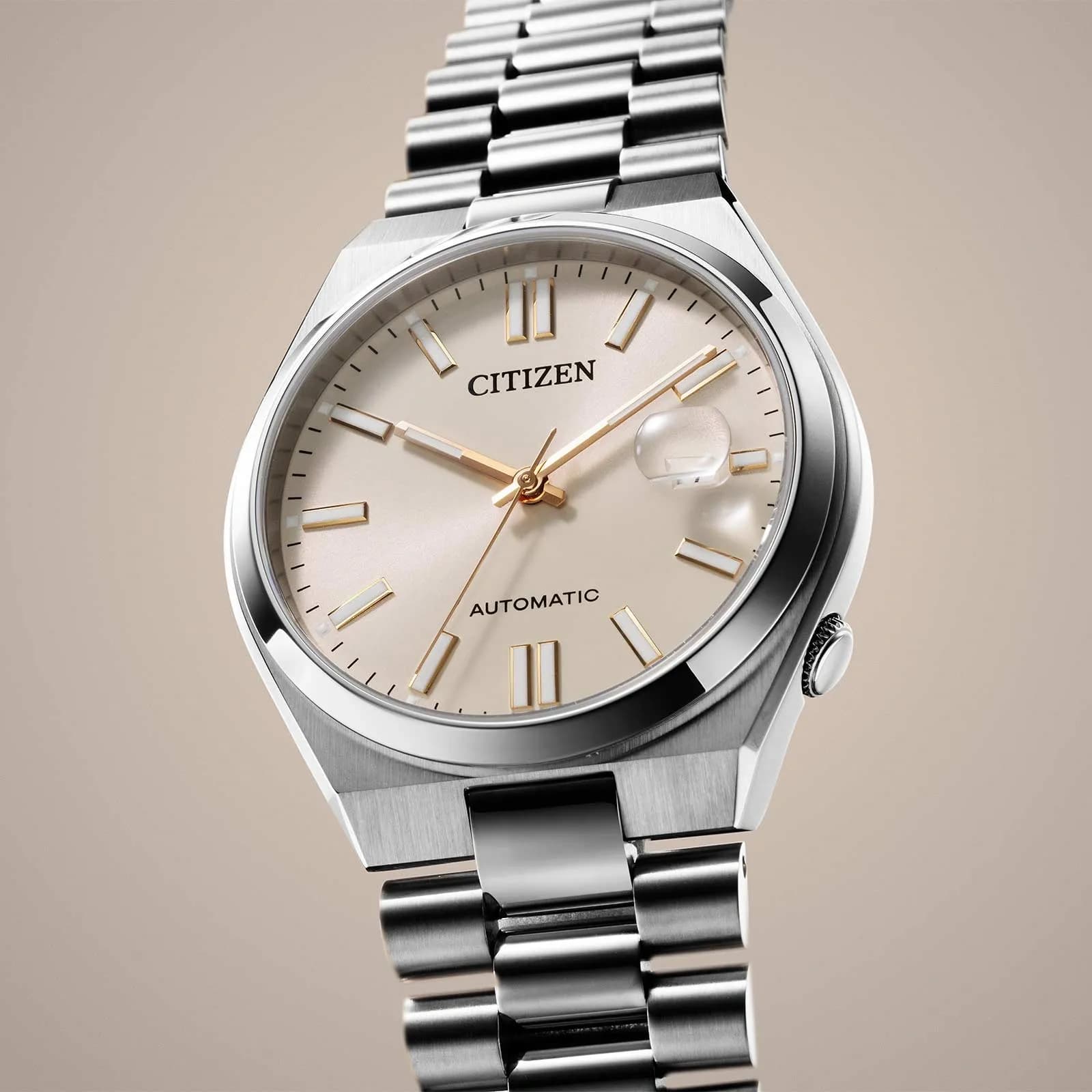 Citizen Tsuyosa automatisk herr - champagne NJ0151-88W 5