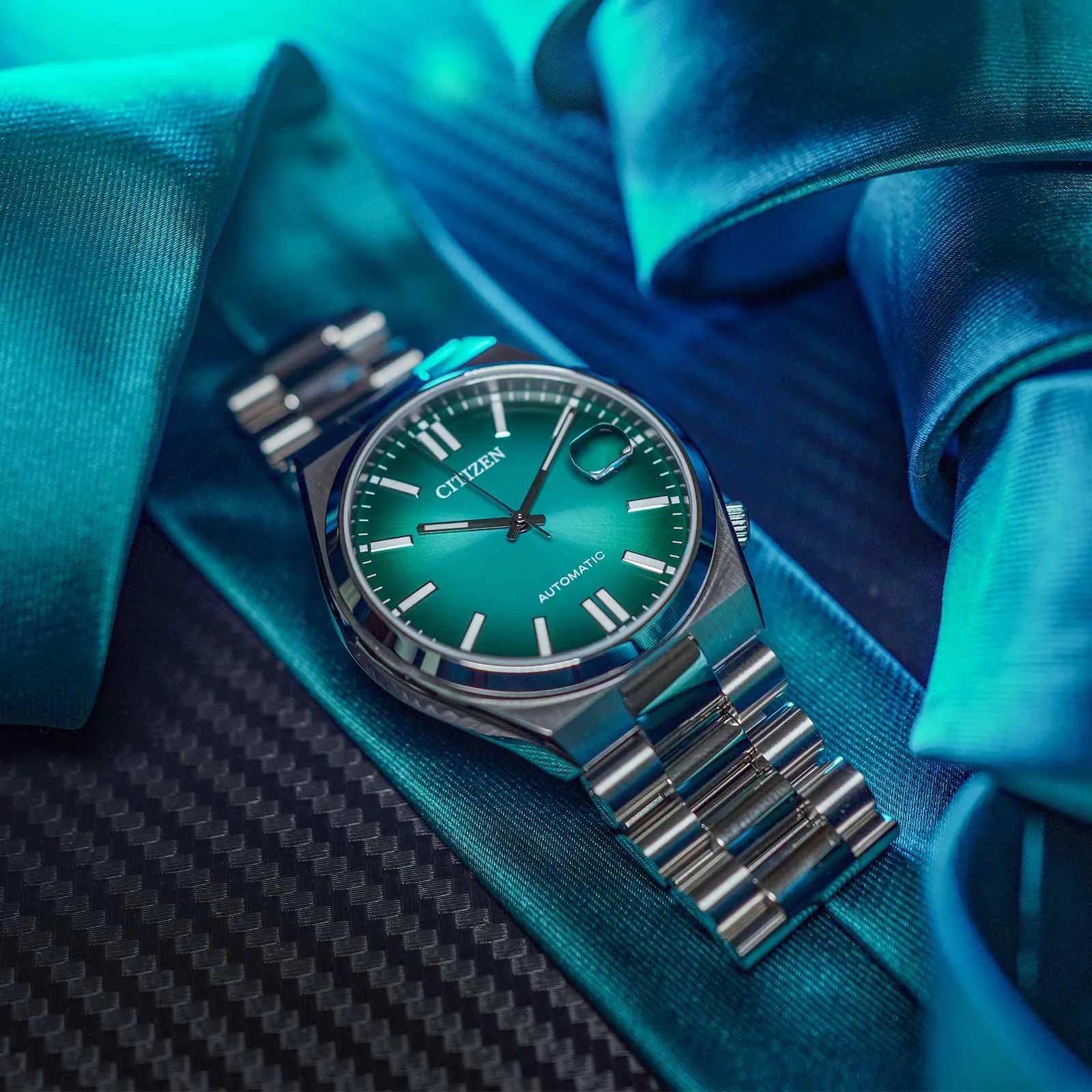 Citizen Tsuyosa automatisk herr - turkos NJ0151-88X 9