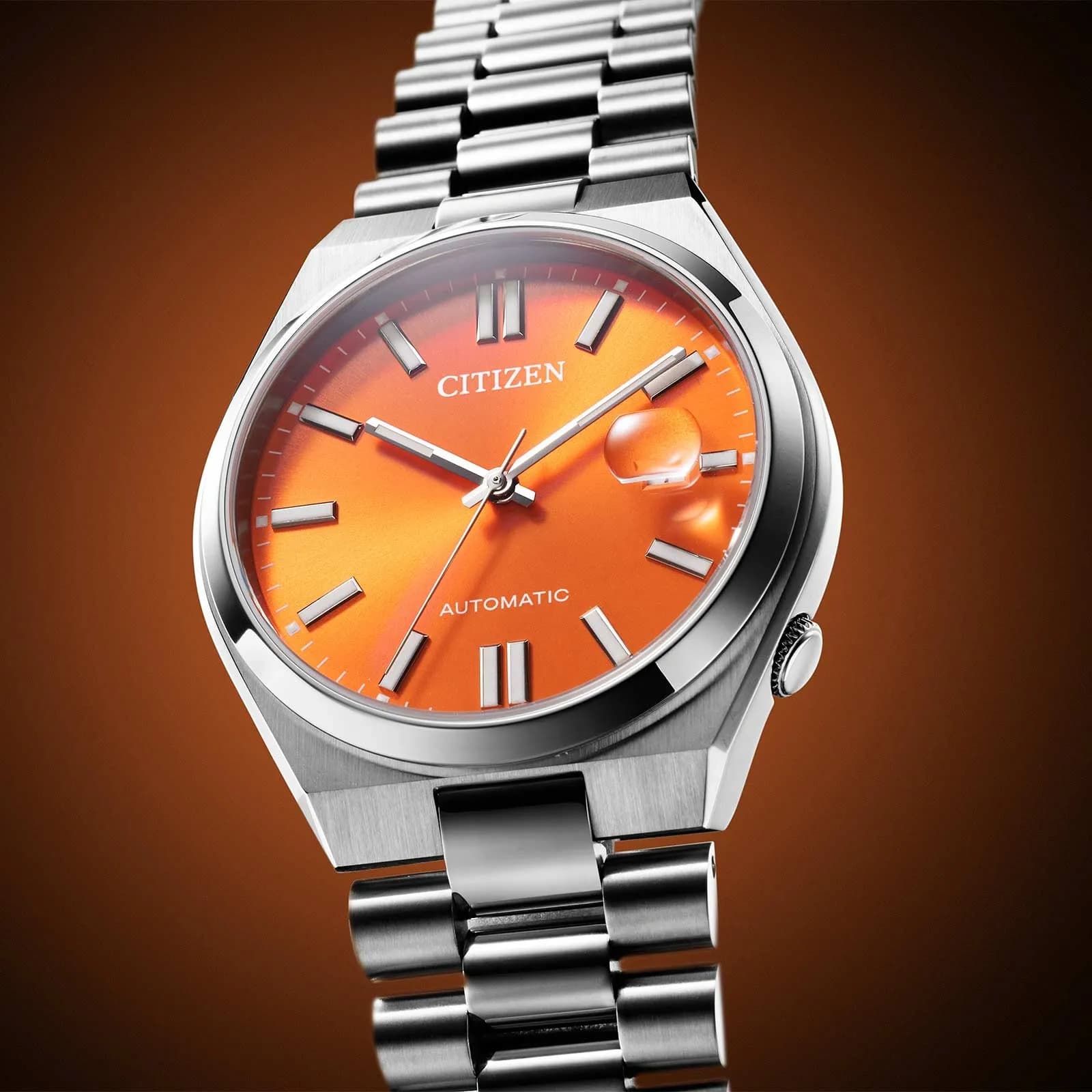 Citizen Tsuyosa automatisk herr - orange NJ0151-88Z 5
