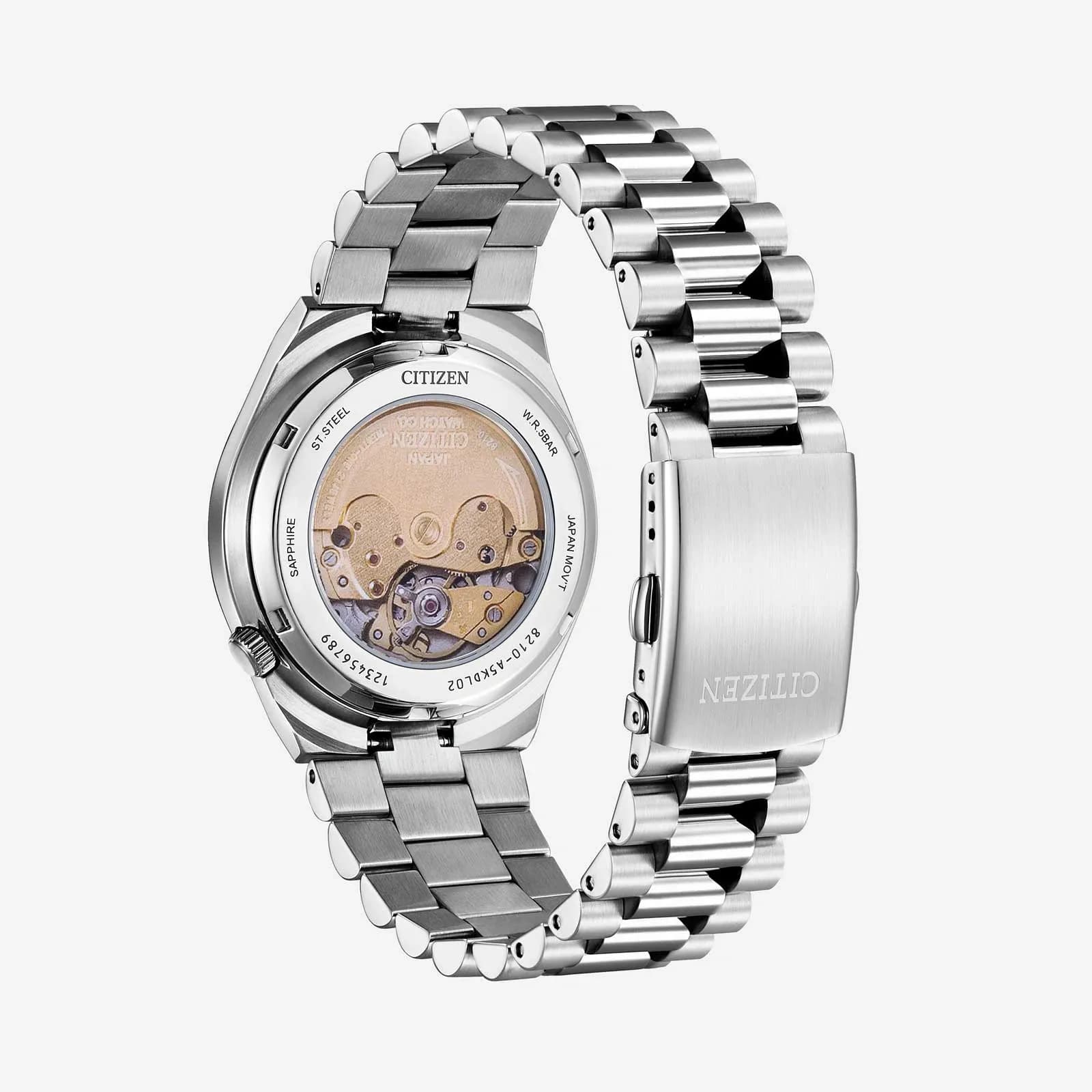 Citizen Tsuyosa automatisk herr - stål/vit NJ0159-86A 2